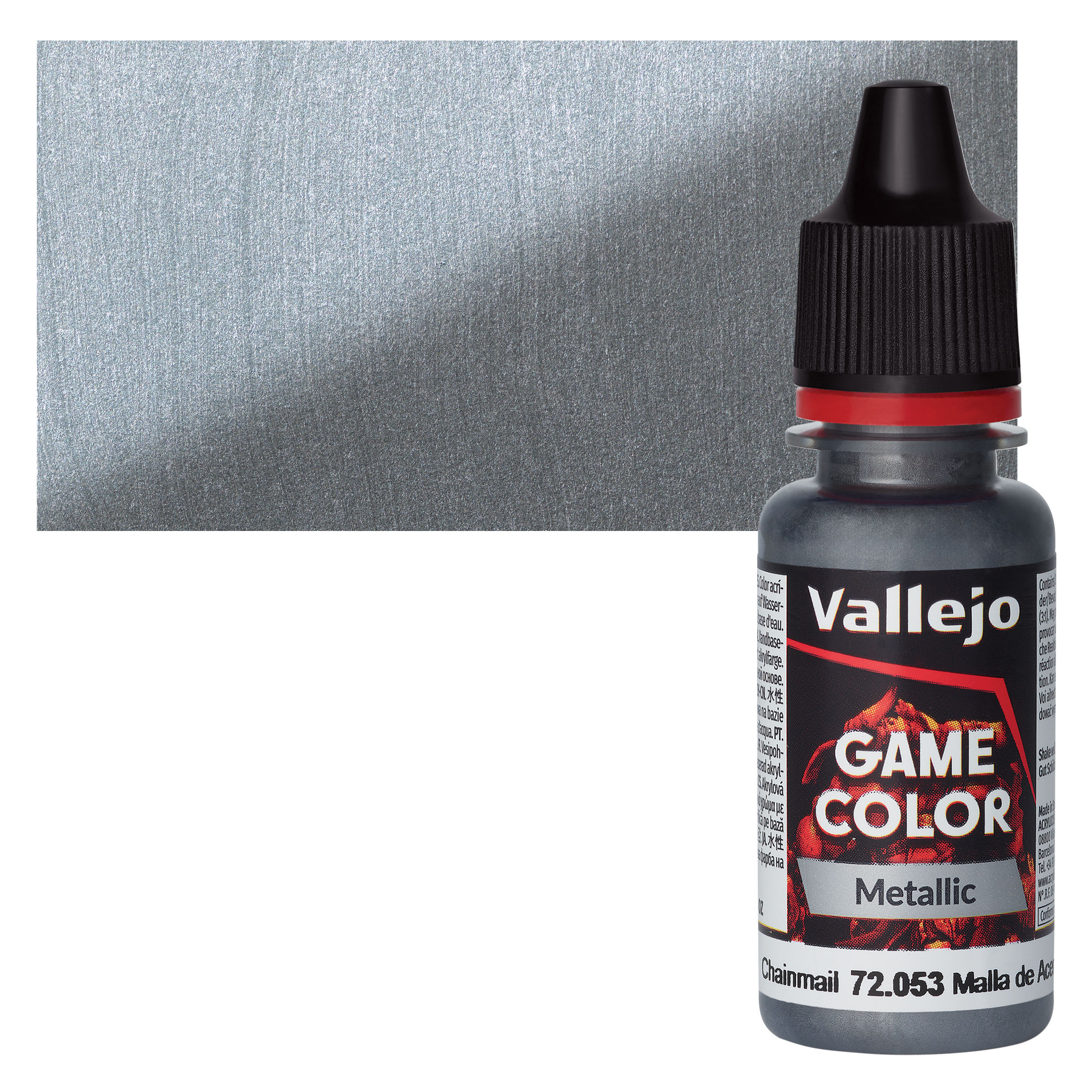 Vallejo Game Color Acrylic Paint - Chainmail, 18 ml