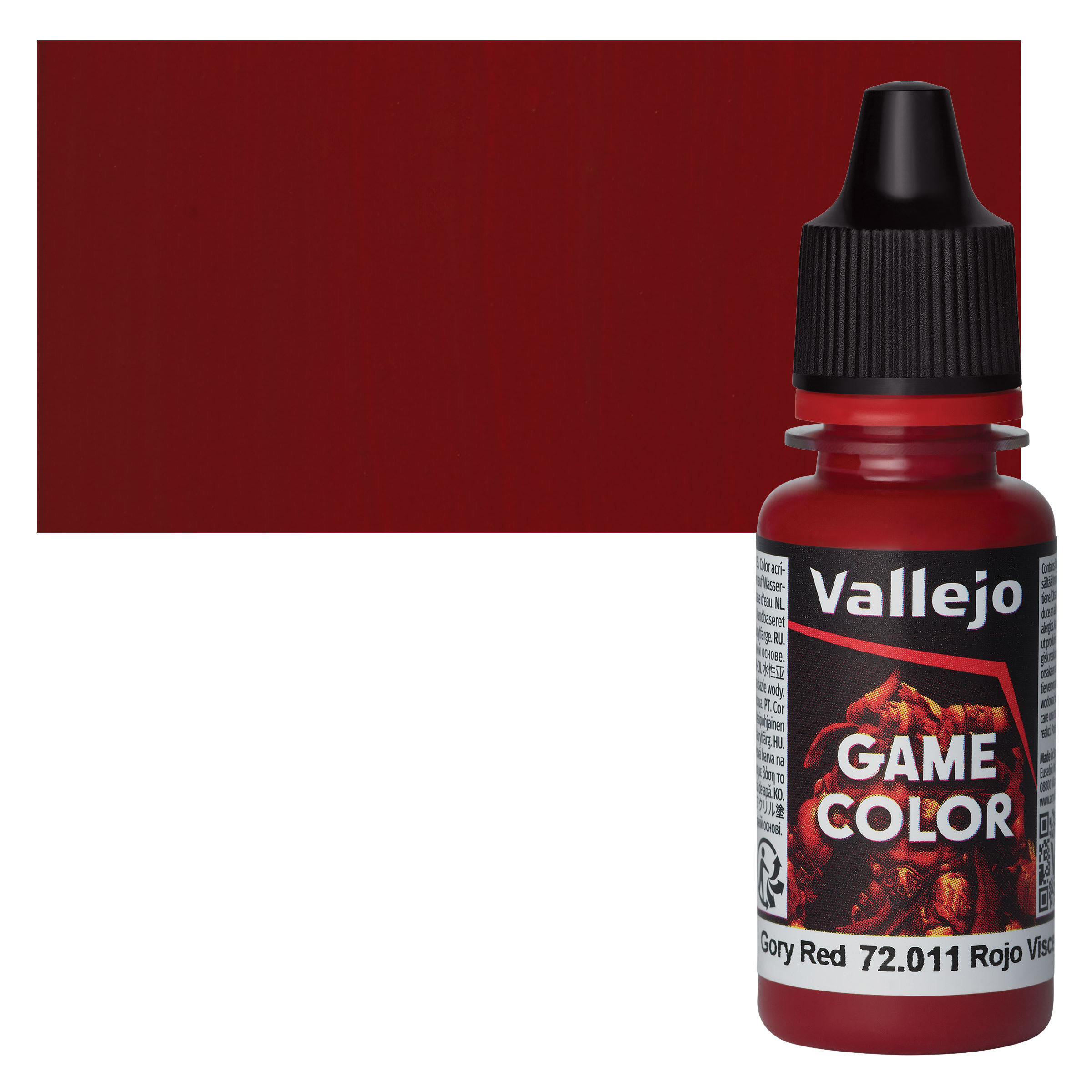 Vallejo Game Color Acrylic Paint - Gory Red, 18 ml
