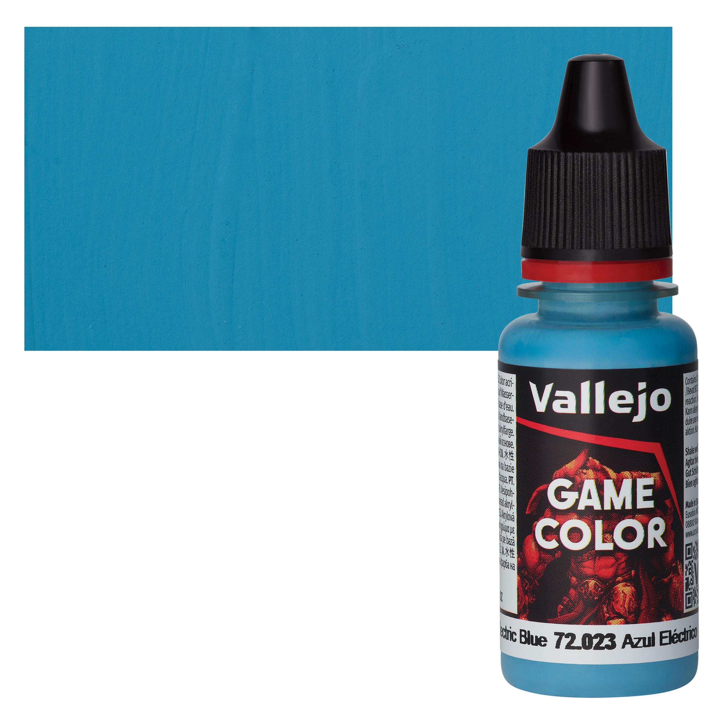 Vallejo Game Color Acrylic Paint - Electric Blue, 18 ml