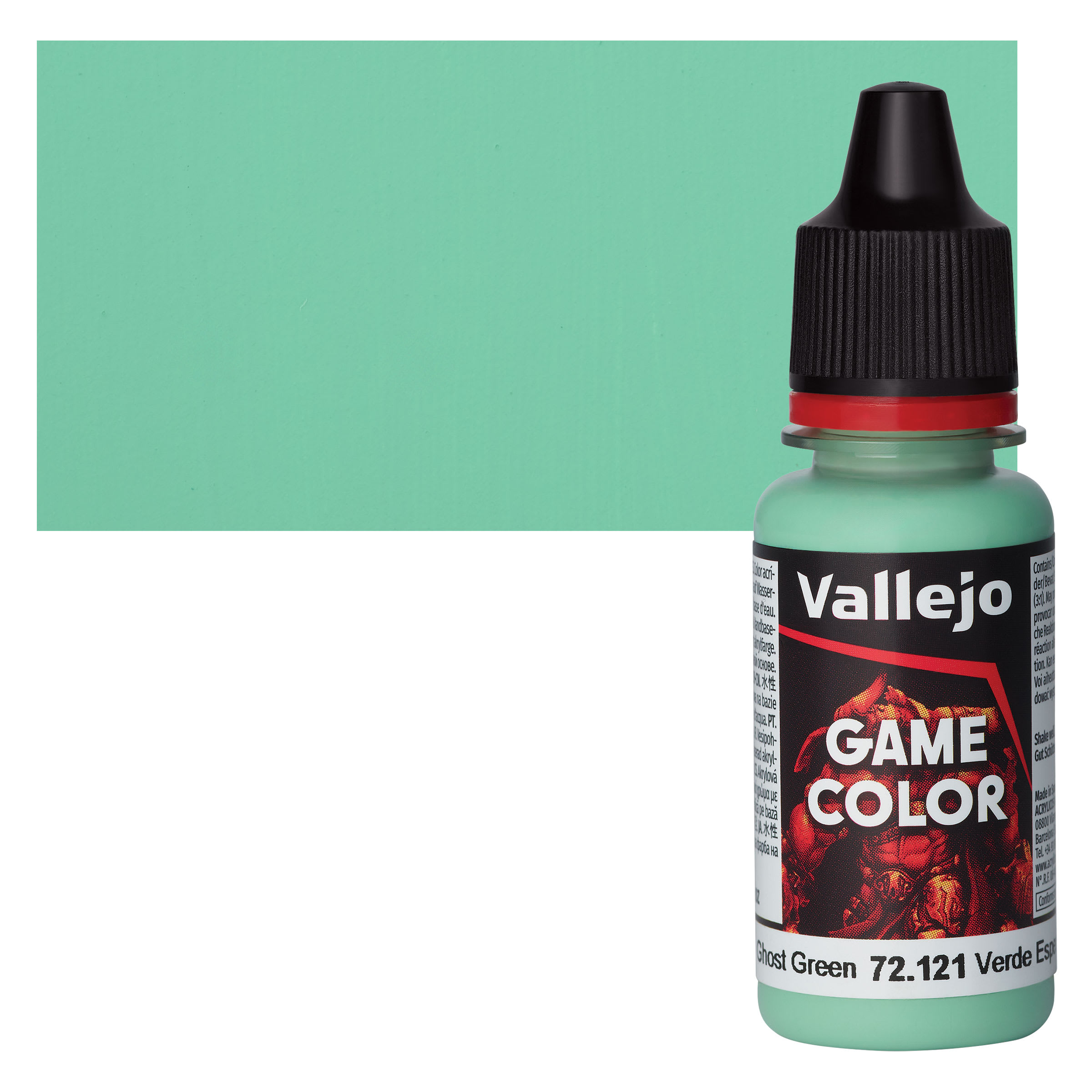 Vallejo Game Color Acrylic Paint - Ghost Green, 18 ml
