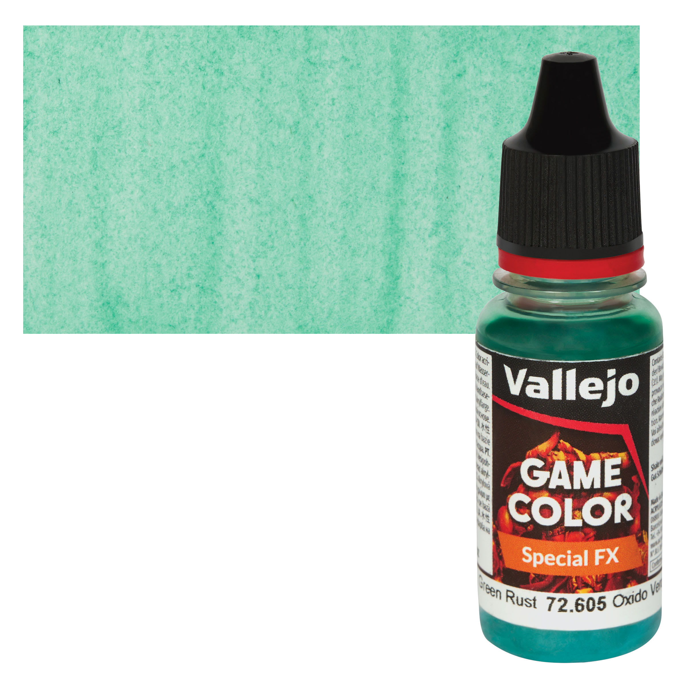 Vallejo Game Color Special FX Acrylic Paint - Green Rust, 18 ml