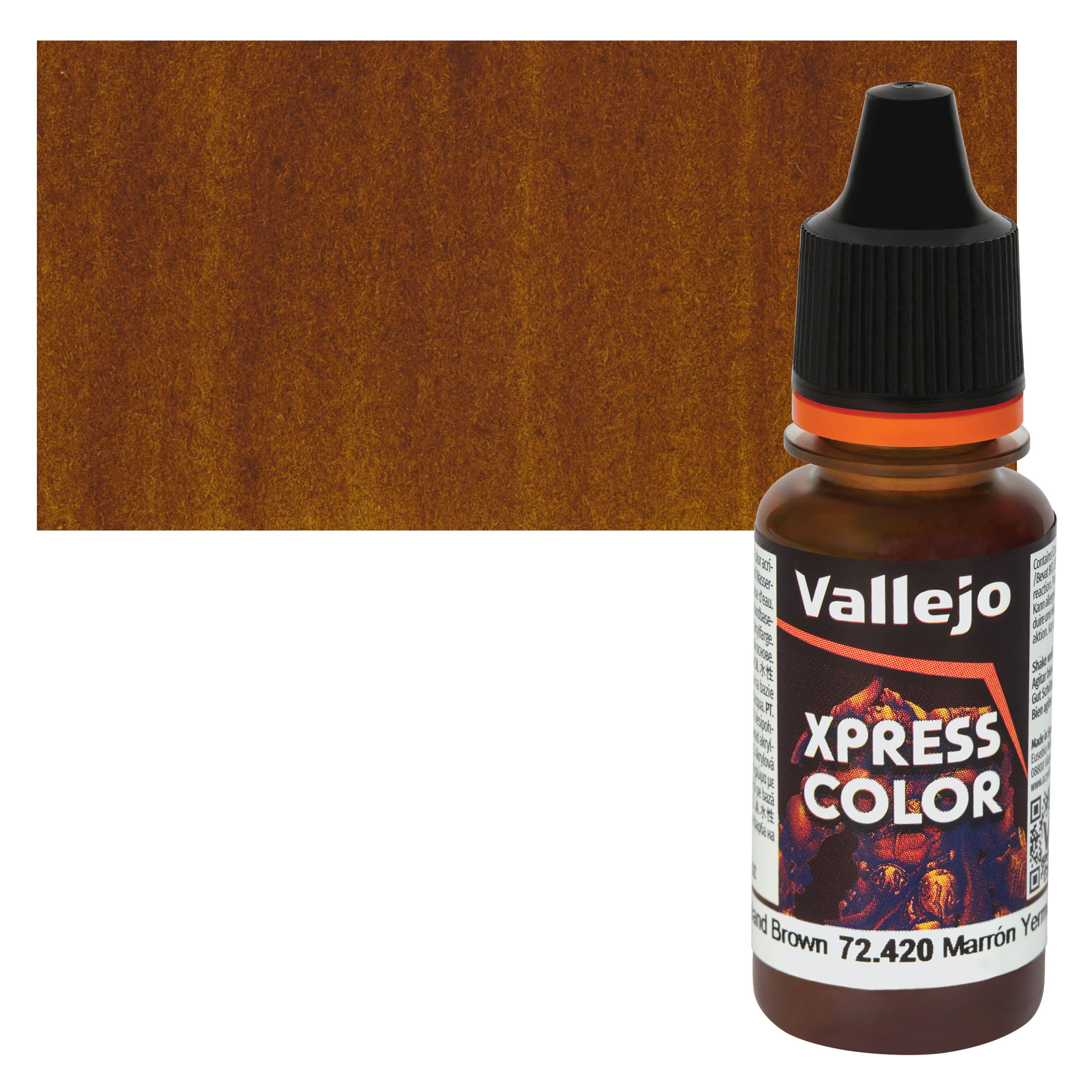 VJP72420 18 ml Game Xpress Color Acrylic Paint, Wasteland Brown