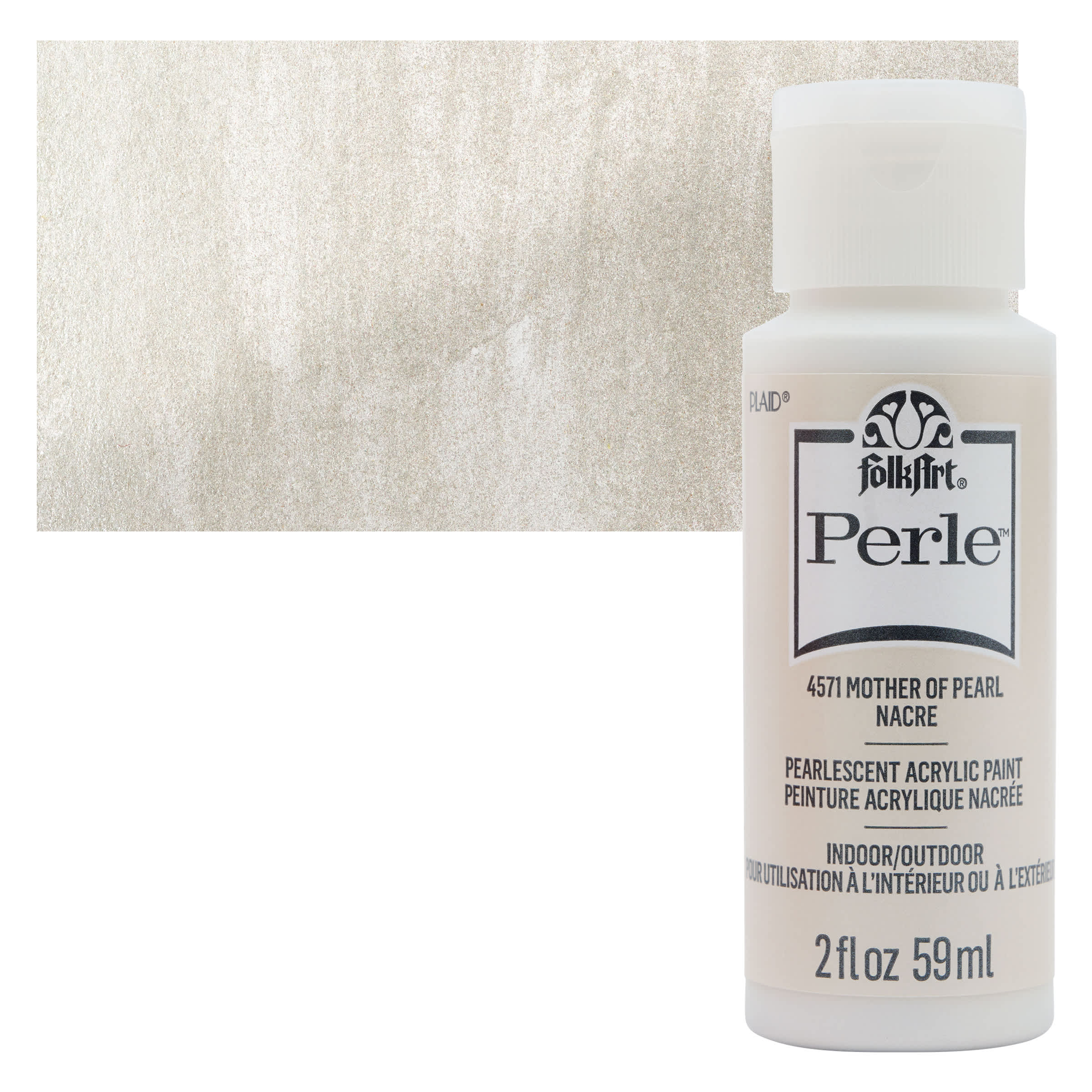 FolkArt® Perle™ Pearlescent Acrylic Paint By Folk Art in 4571 Mother Of Pear Greenl | 2 fl oz