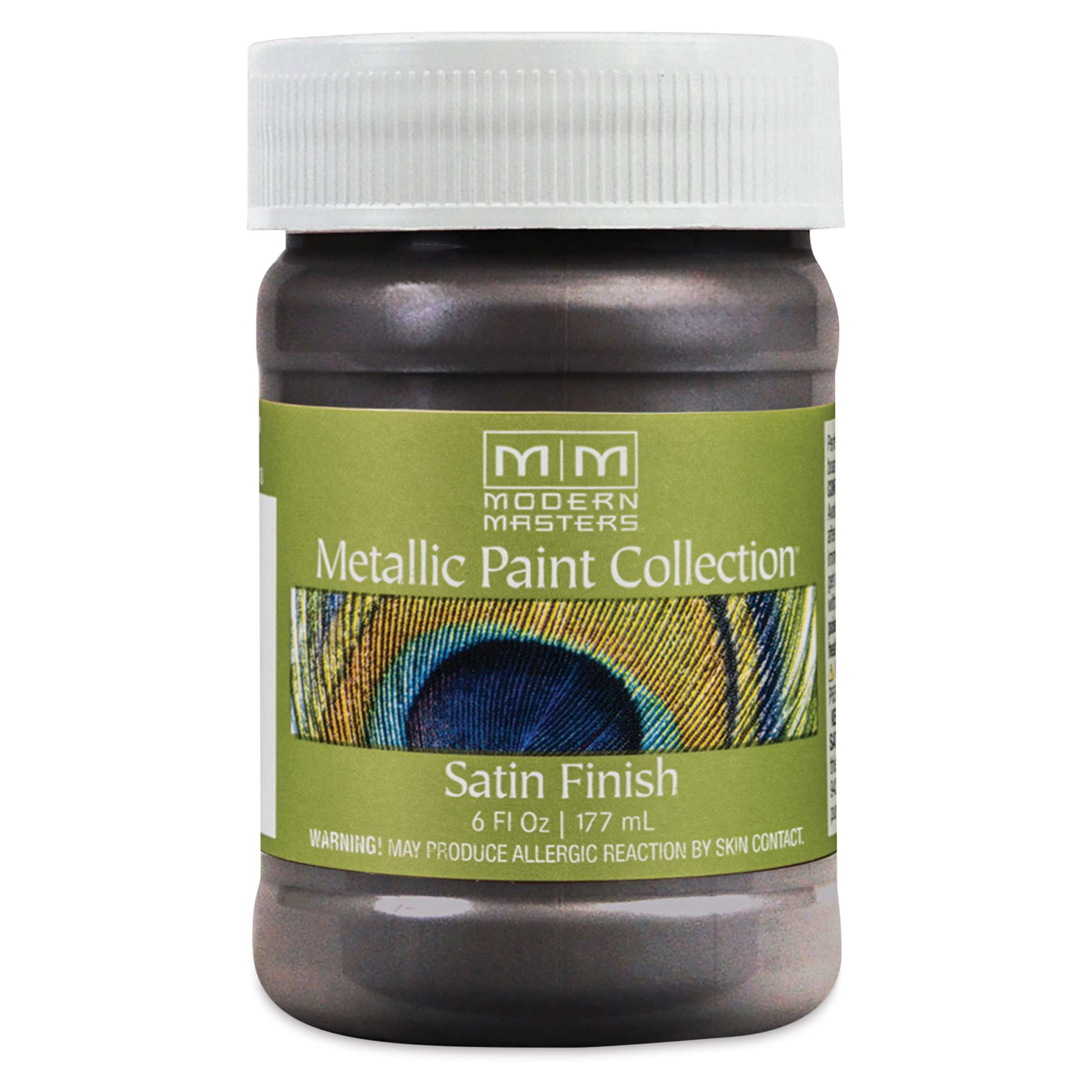 Modern Masters Metallic Paint - Smoke, 177 ml jar