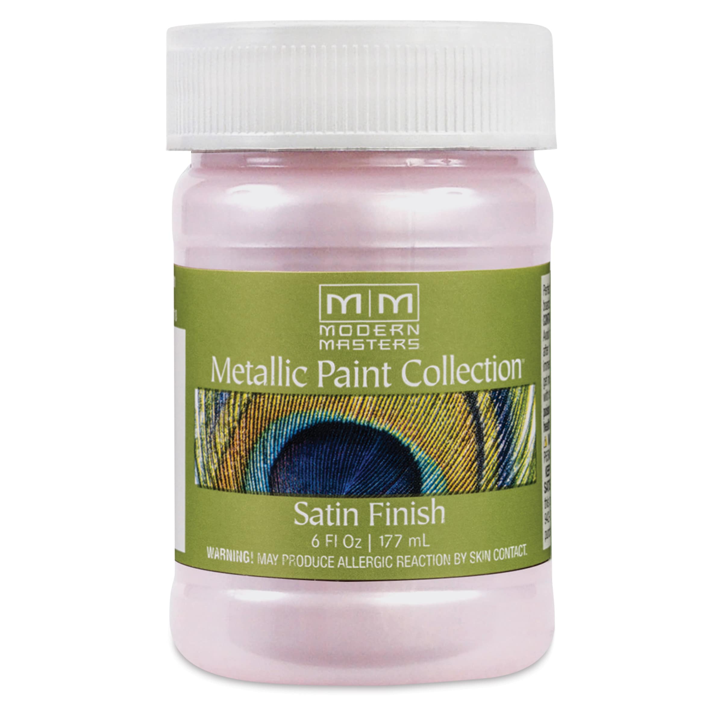 Modern Masters Metallic Paint - Rose, 177 ml jar