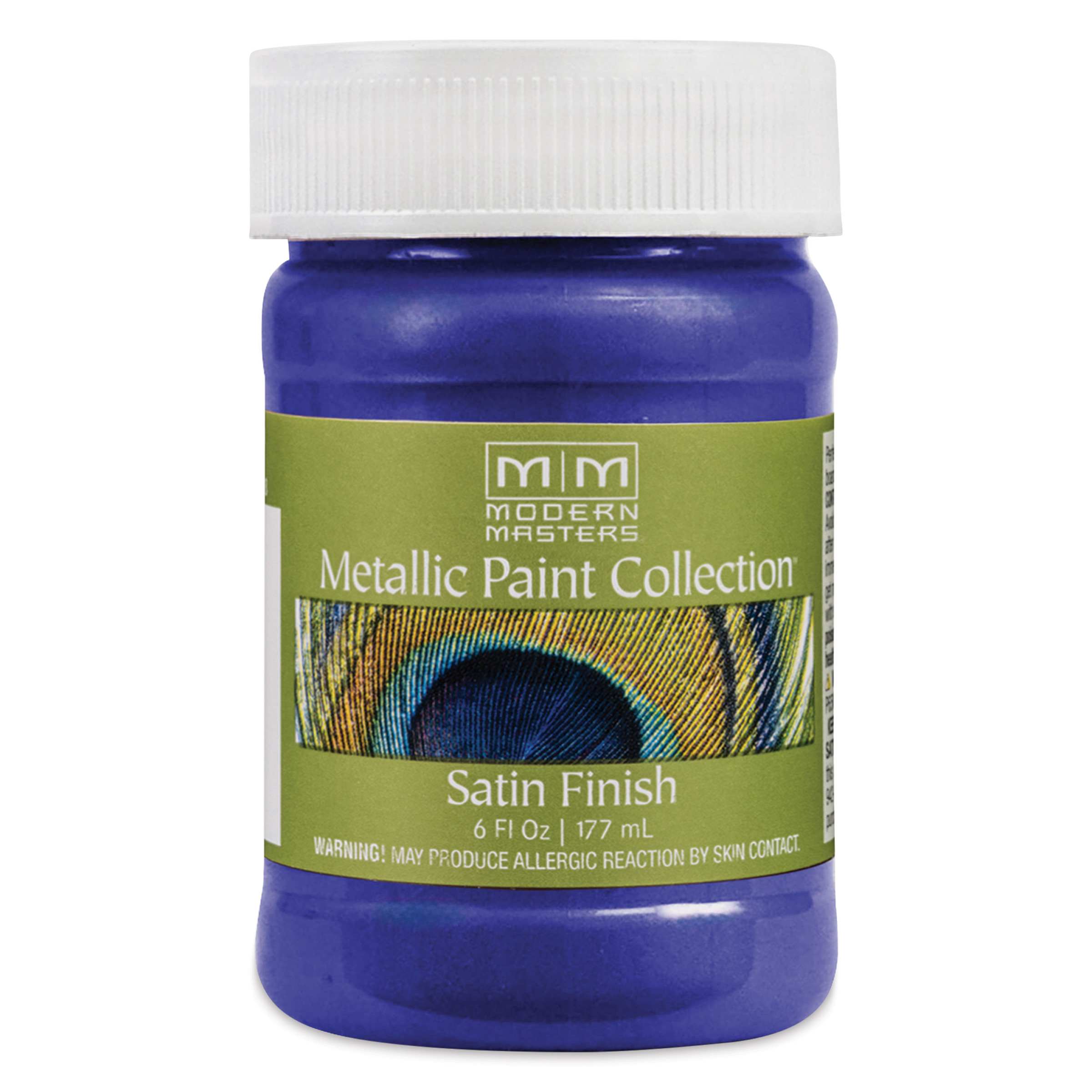 Modern Masters Metallic Paint - Venetian Blue, 177 ml jar
