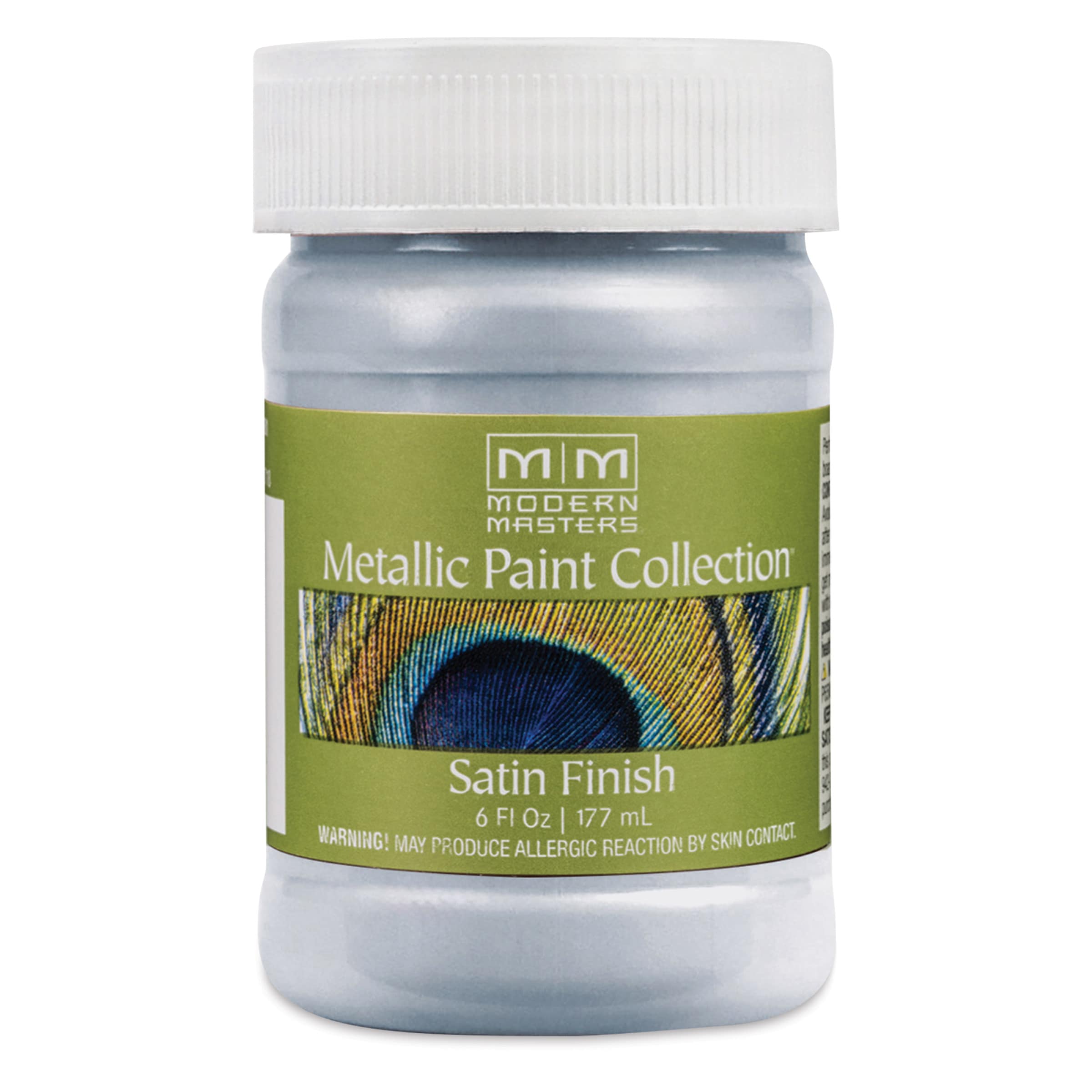 Modern Masters Metallic Paint - Flash Blue, 177 ml jar