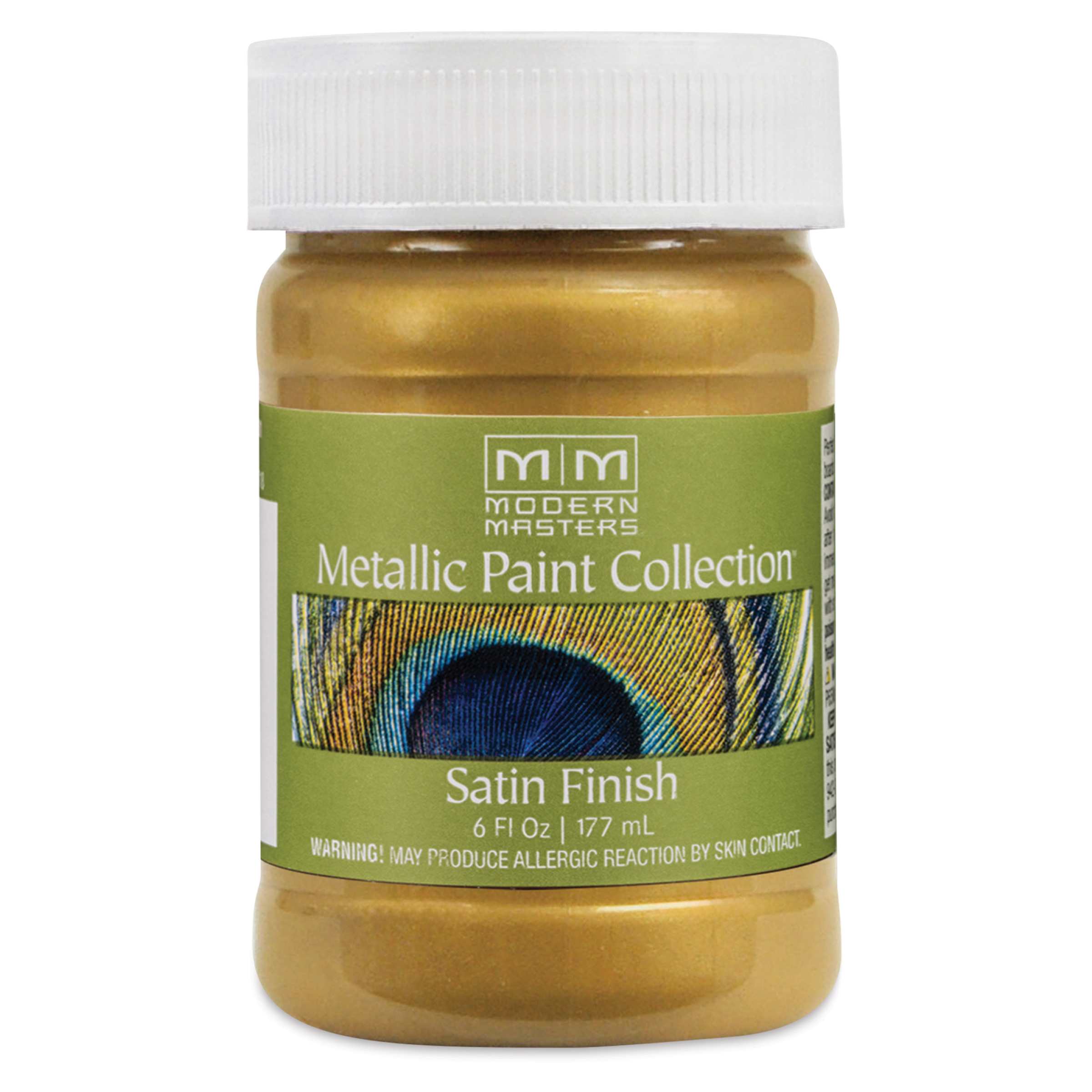 Modern Masters Metallic Paint - Rich Gold, 177 ml jar