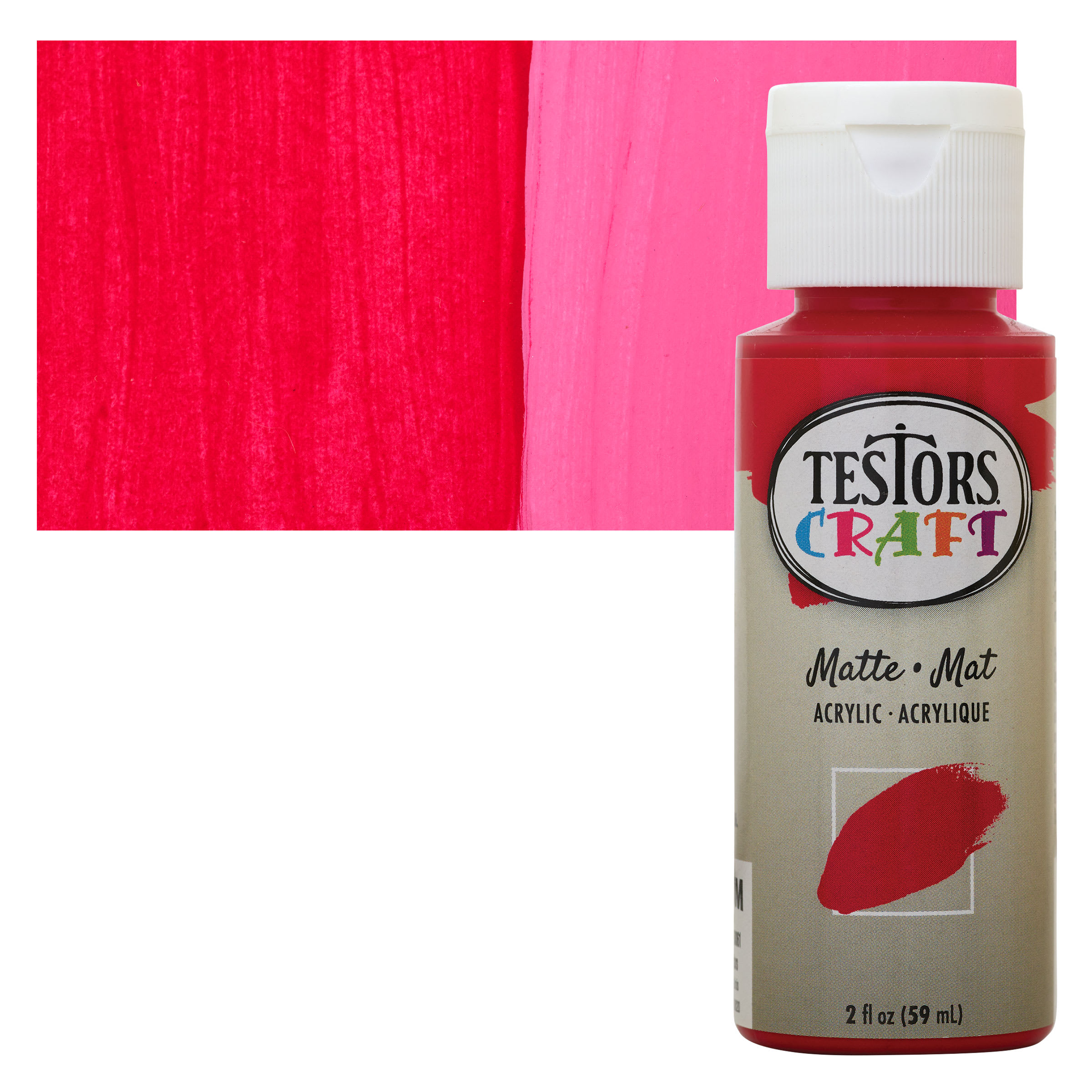 Testors Craft Acrylic Paint - Stop Sign, 2 oz Bottle