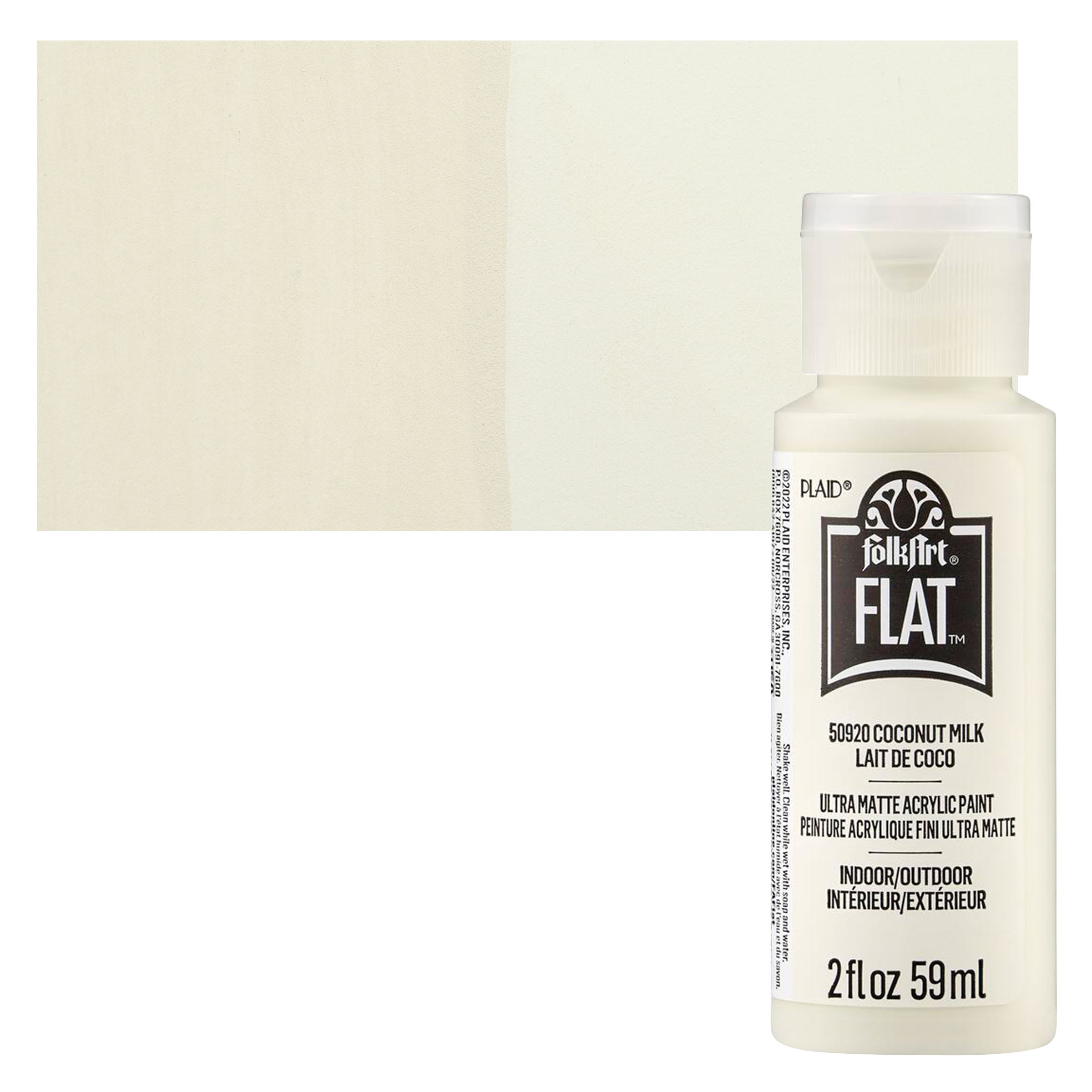 FolkArt® Flat™ Acrylic Paint By Folk Art in 50920 Coconut Milk | 2 fl oz
