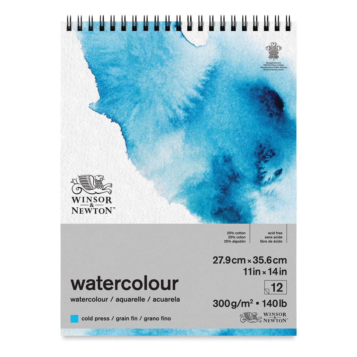 Winsor & Newton Watercolor Pad - 11" x 14", Wirebound