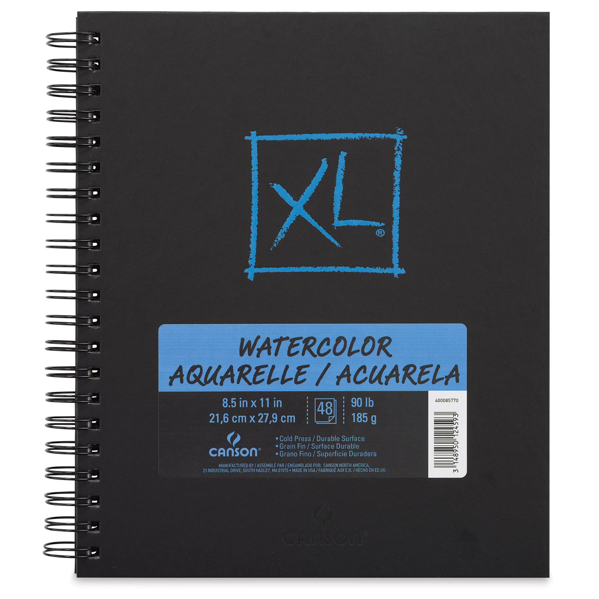 Canson XL Series 8.5 x 11 Wire Bound Watercolor Sketch Book, 48 Sheets/Book (MCXC400085770) | Quill