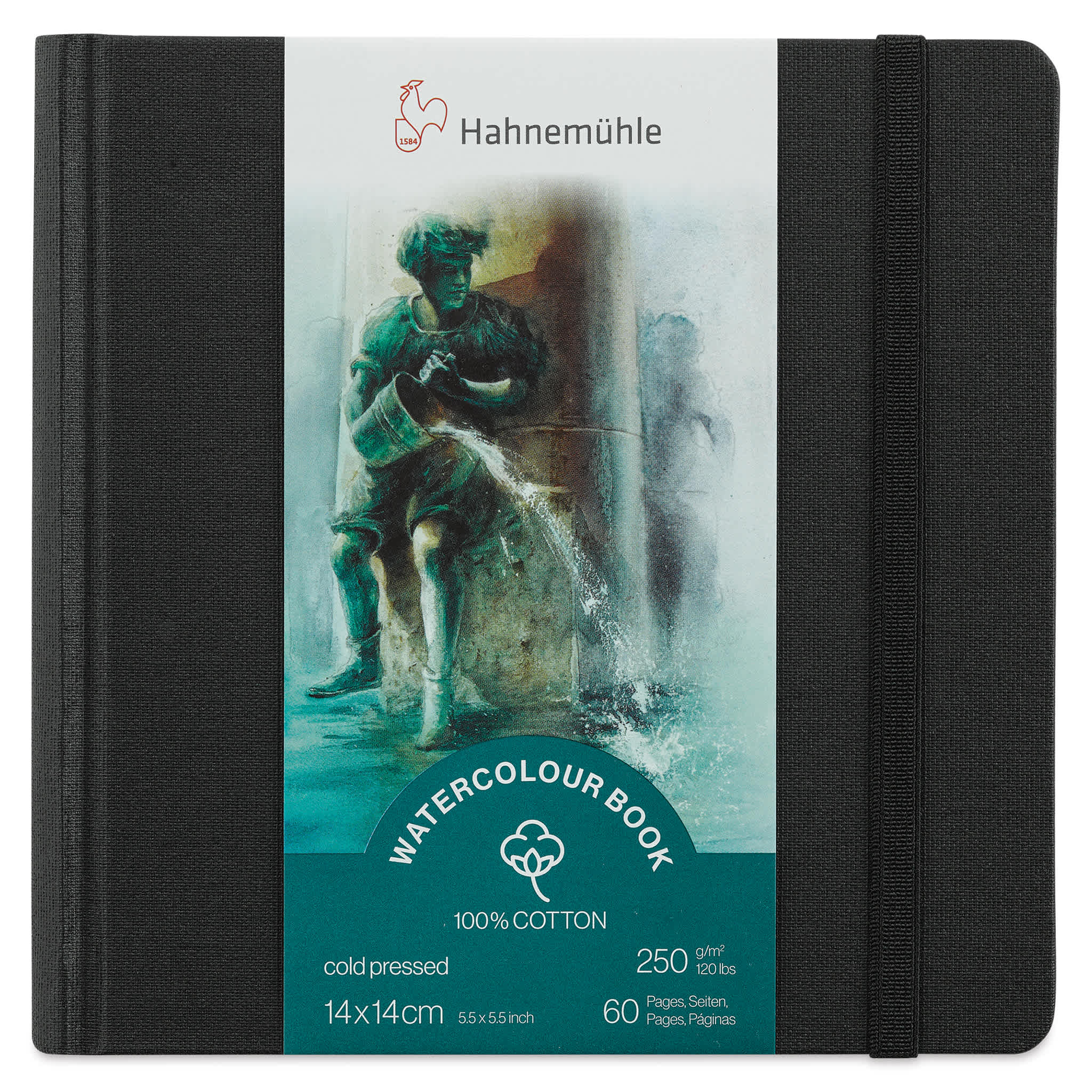 Hahnemühle Watercolor Book - 5.5" x 5.5", 60 Pages, Square