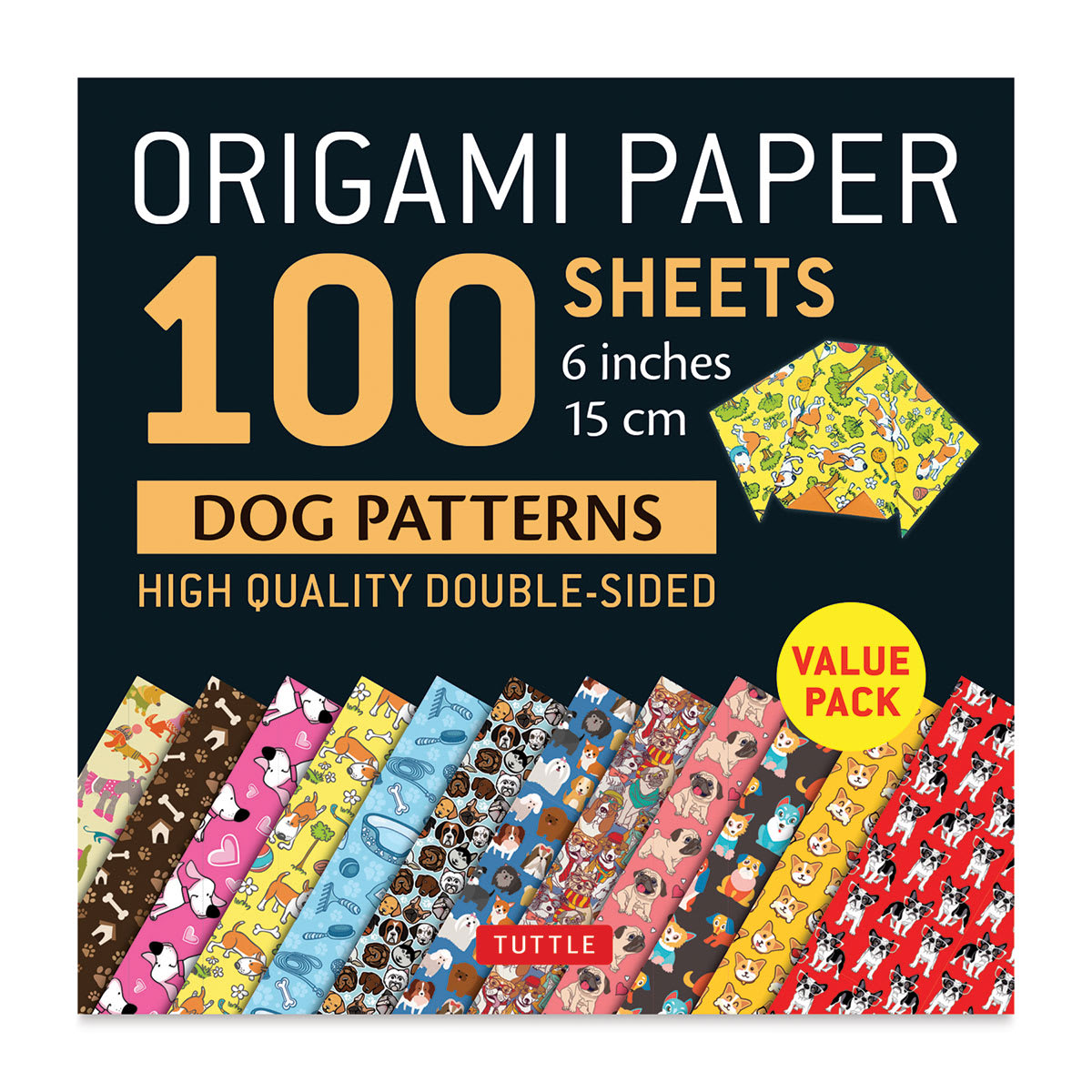 Origami Paper 100 Sheets Dog Patterns 6 Inch
