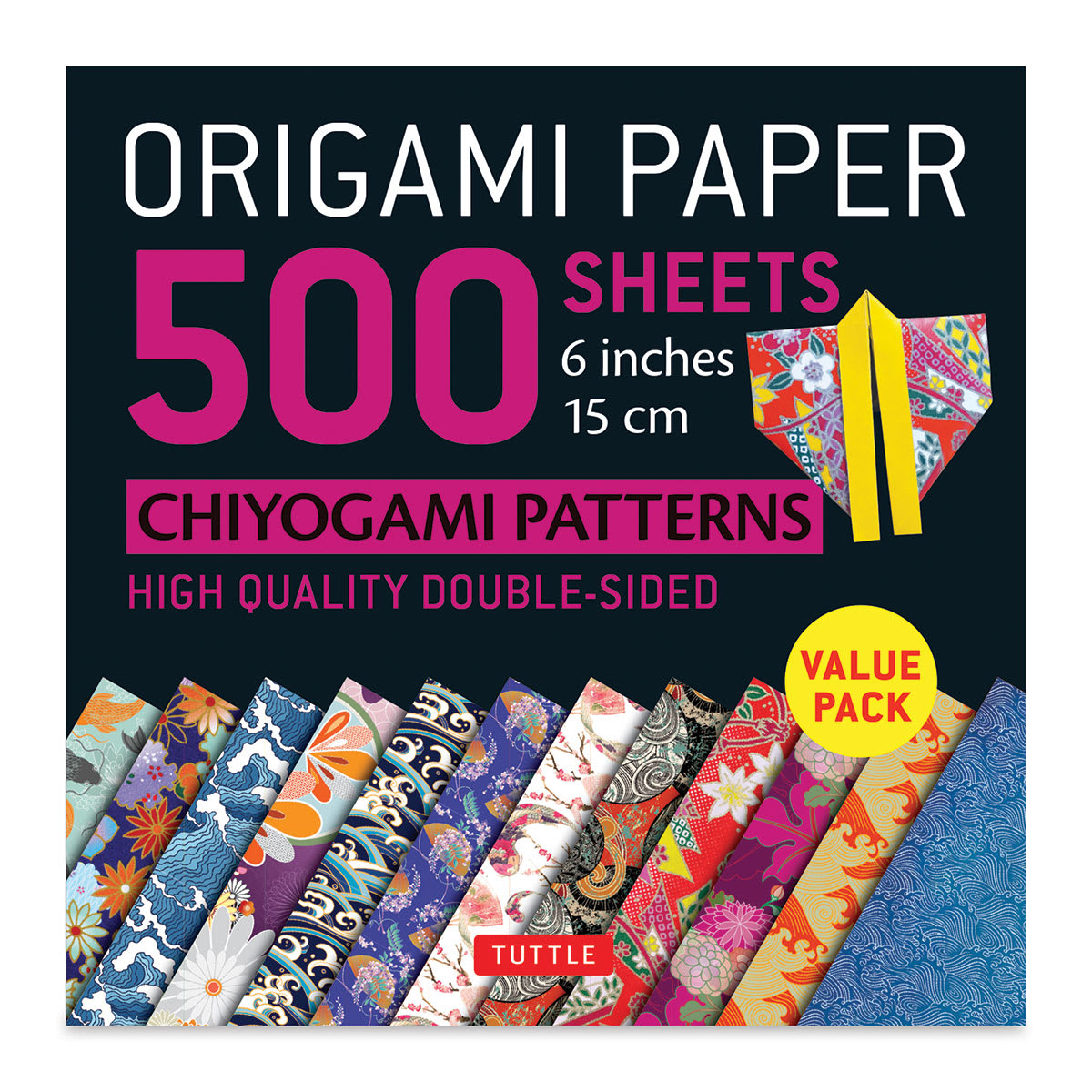 Origami Paper Chiyogami Patterns 500 Sheets 6 inches 15cm