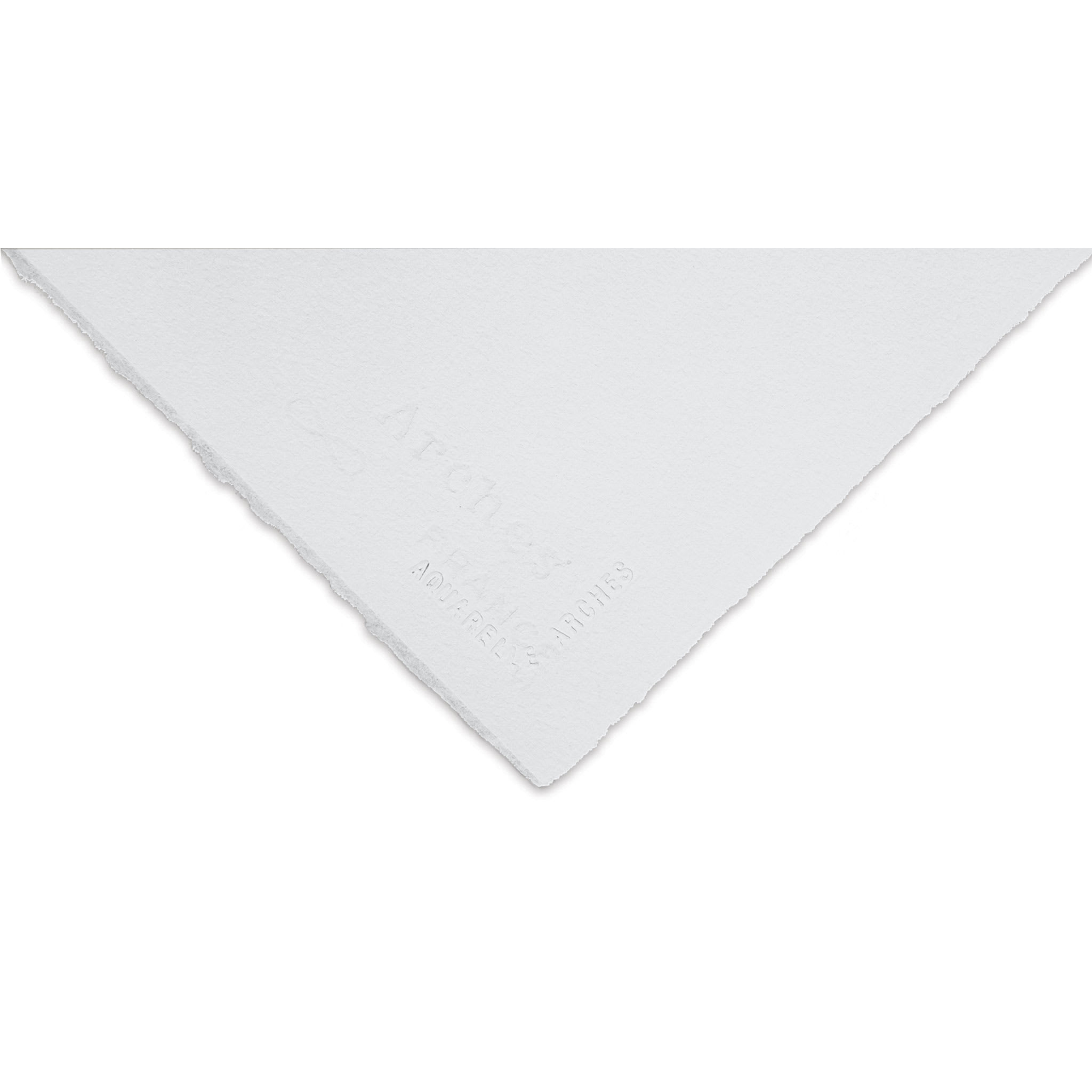 Arches Watercolor Paper - 22" x 30", Bright White, Cold Press, 140 lb, Single Sheet