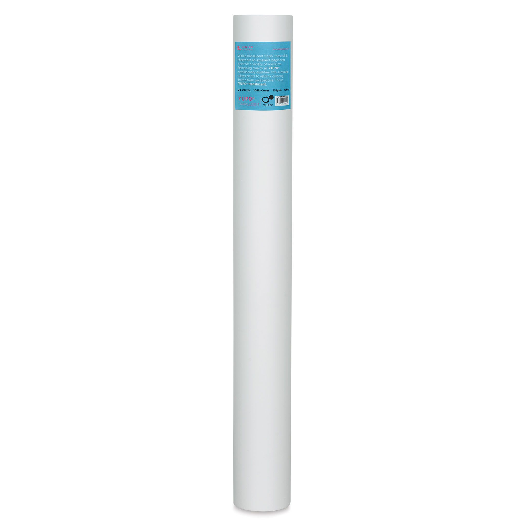 Legion Yupo Synthetic Paper - 30" x 10 yds, Translucent, Roll