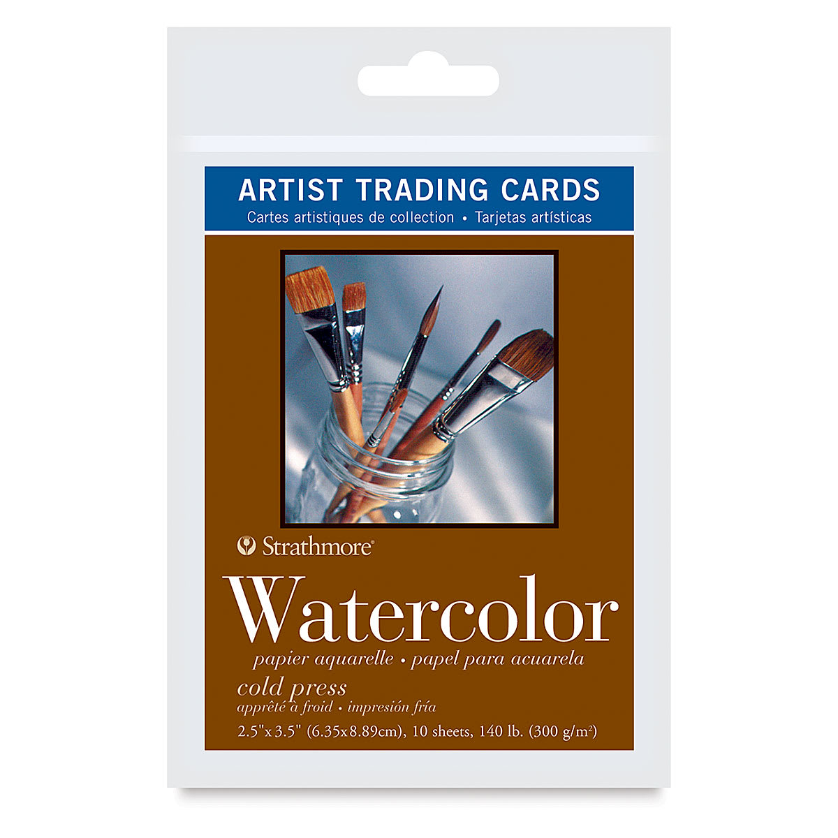 Strathmore Artist Trading Cards - 400 Series Watercolor, Cold Press, 2-1/2" x 3-1/2", Pkg of 10