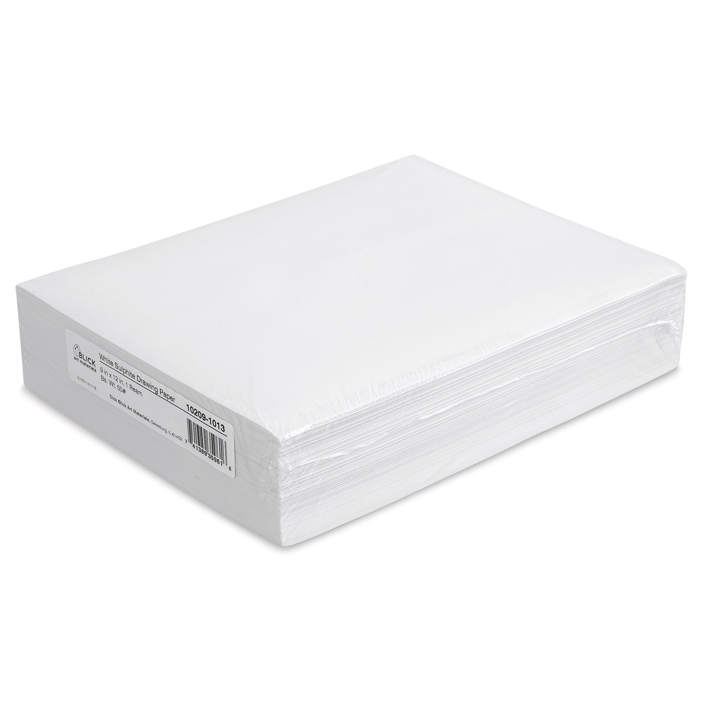 Blick Sulphite Drawing Papers - 9" x 12", White, 500 Sheets, 50 lb