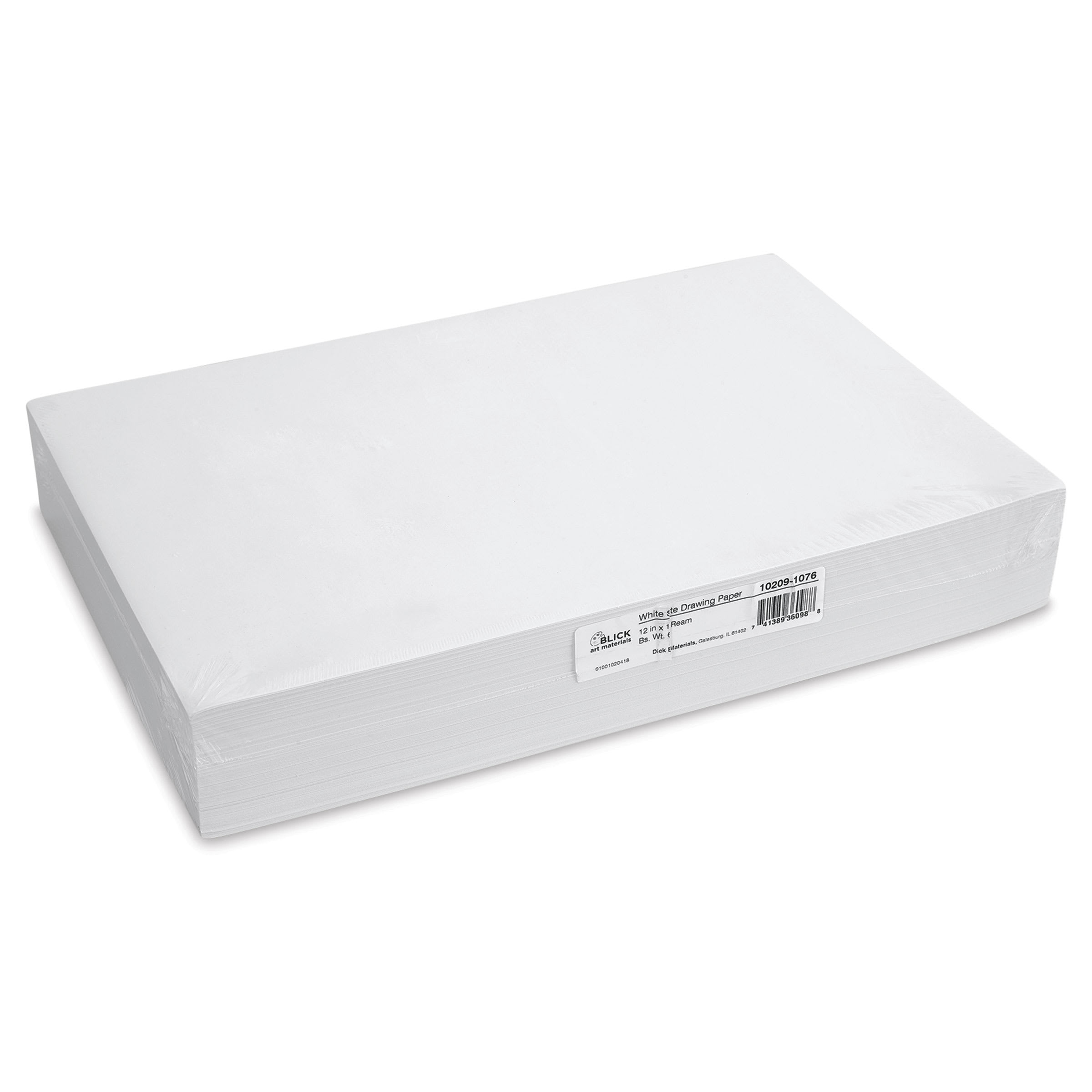 Blick Sulphite 60 lb Drawing Papers - 12" x 18", White, 500 Sheets