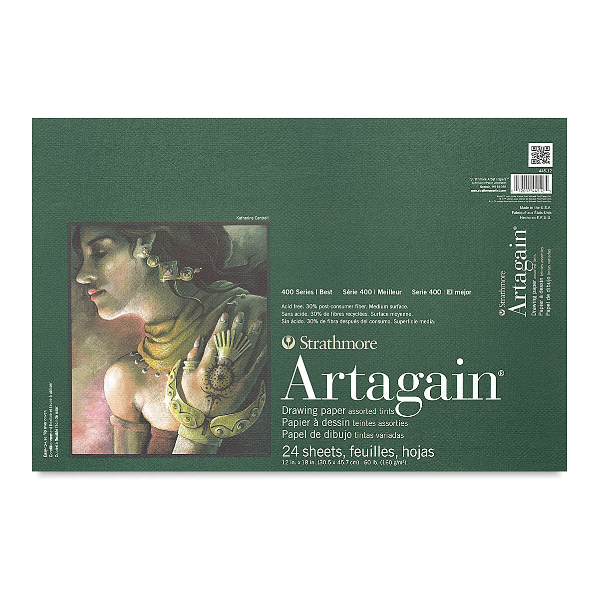 Strathmore® 400 Series Recycled Assorted Tints Artagain® Pad | 12" x 18"