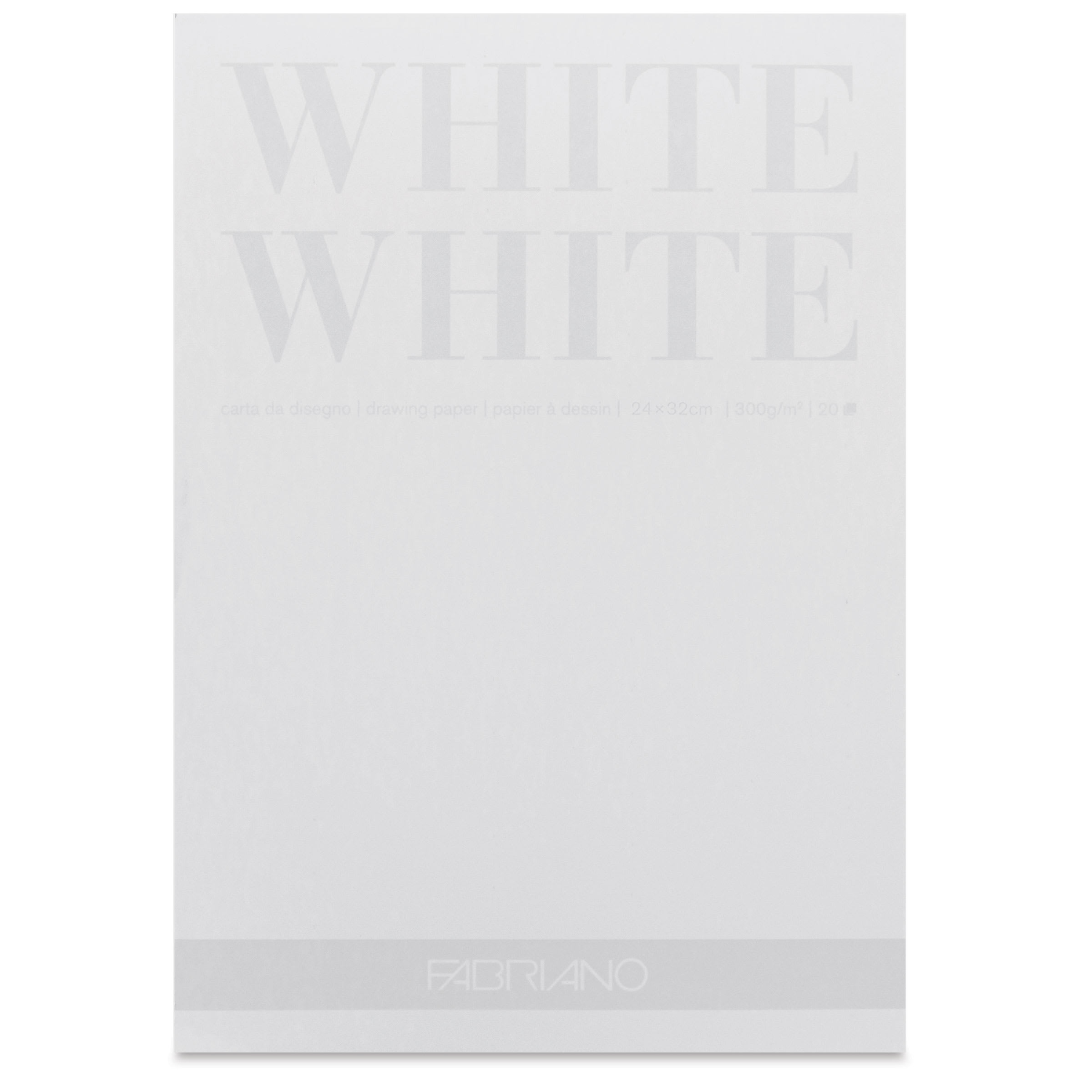 Fabriano White/White Pad 9" x 12", 300 gsm