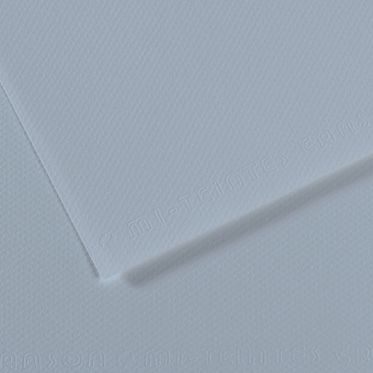 Canson Mi-Teintes Drawing Paper - 19" x 25", Steel Blue, Single Sheet