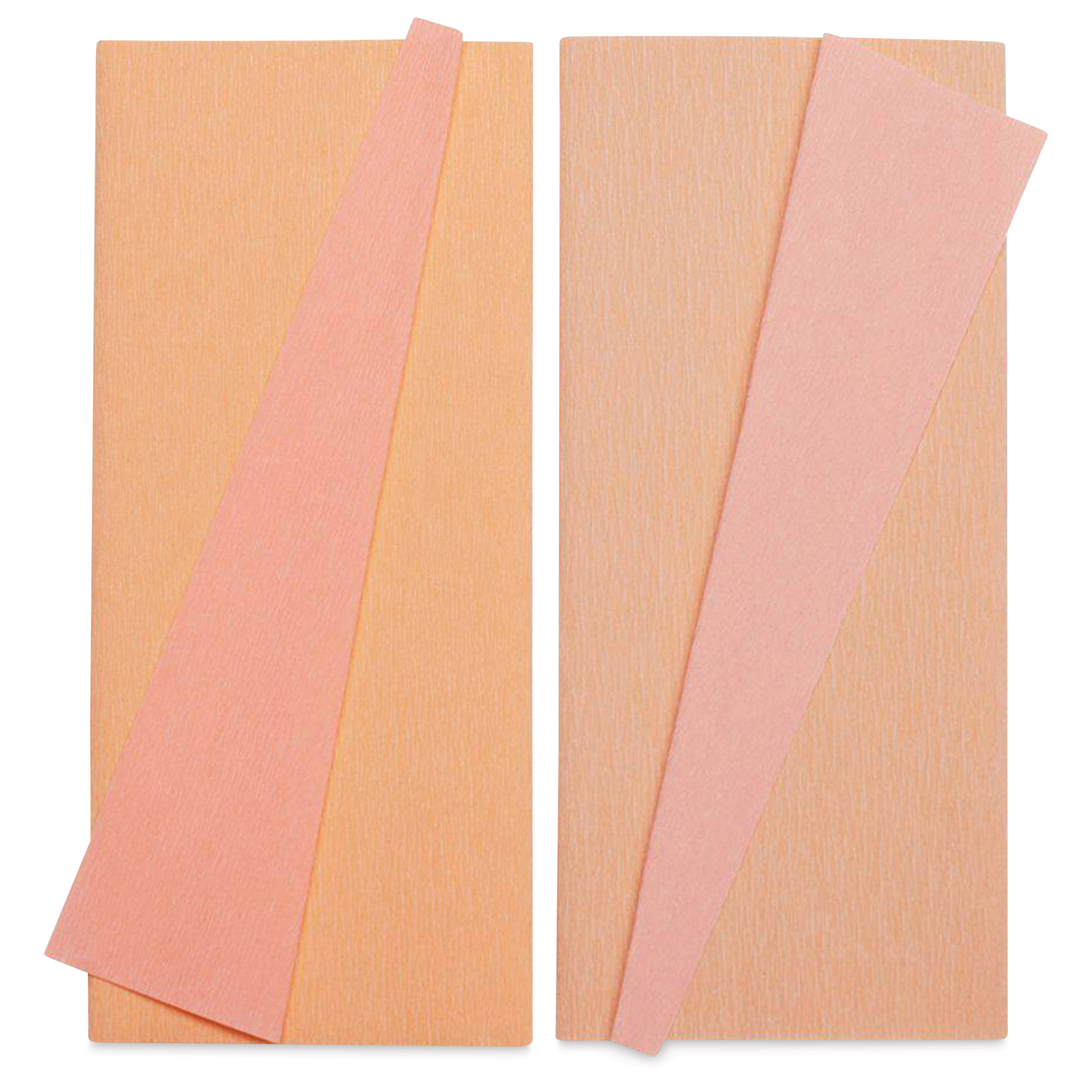 Lia Griffith Crepe Paper - Double-Sided Sheets, Coral, Pkg of 2