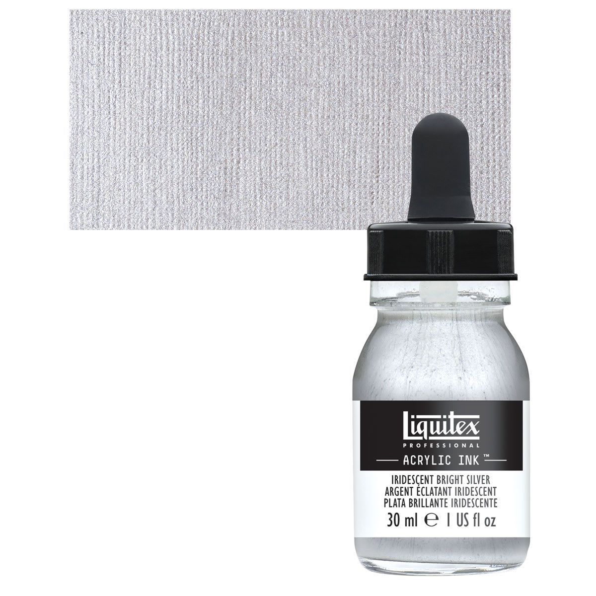 Liquitex® Professional Acrylic INK, 1 oz in Iridescent Bright Silver
