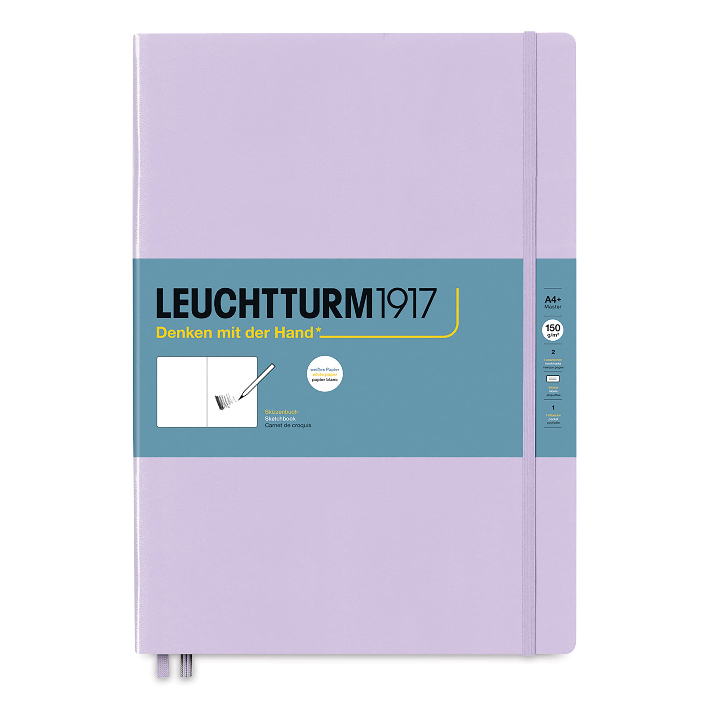 Leuchtturm1917 Sketchbook - Lilac, 8-3/4" x 12-1/2"