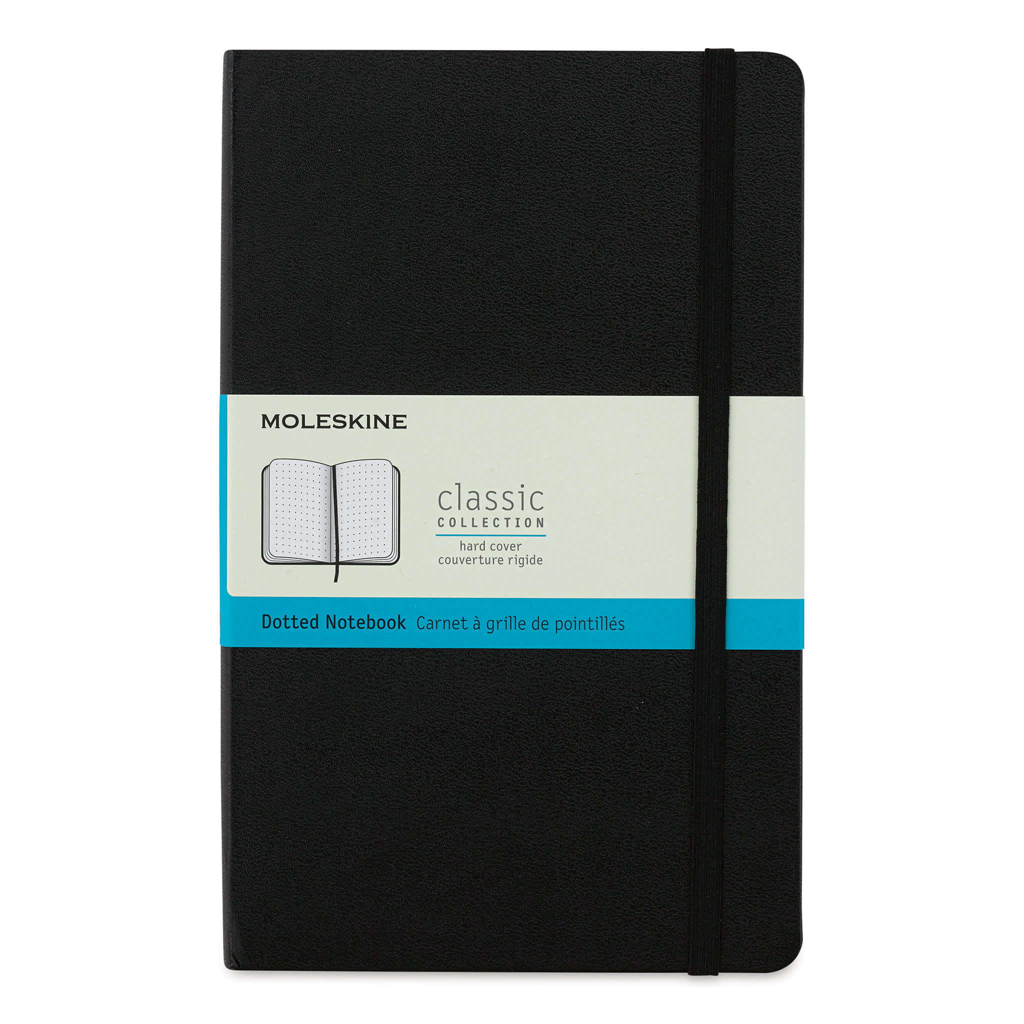 Moleskine Classic Hard Cover Notebook, Dotted, 5 x 8.25, Black (892703XX) | Quill