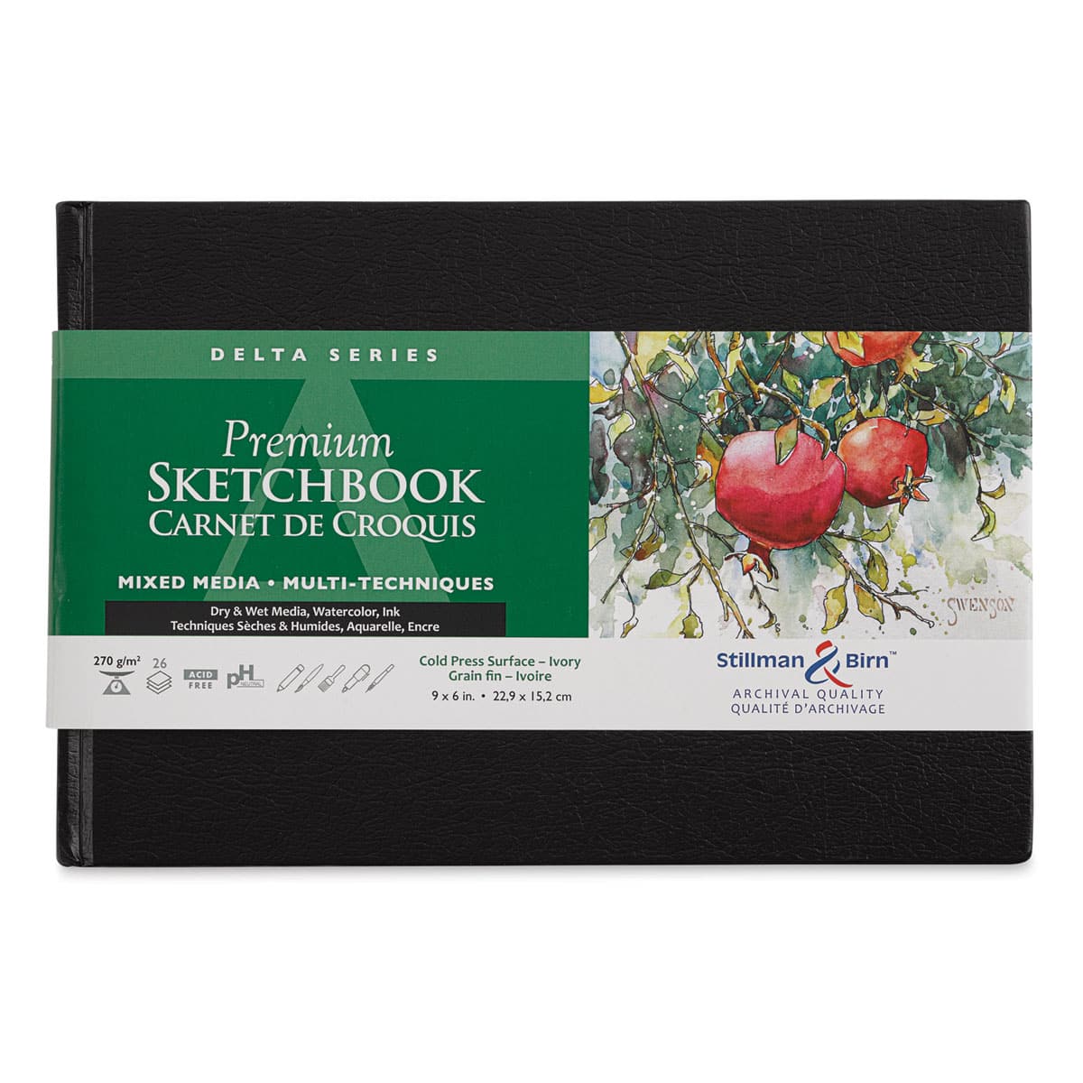 Stillman & Birn Delta Series Sketchbook - 6" x 9", Landscape, Hardbound