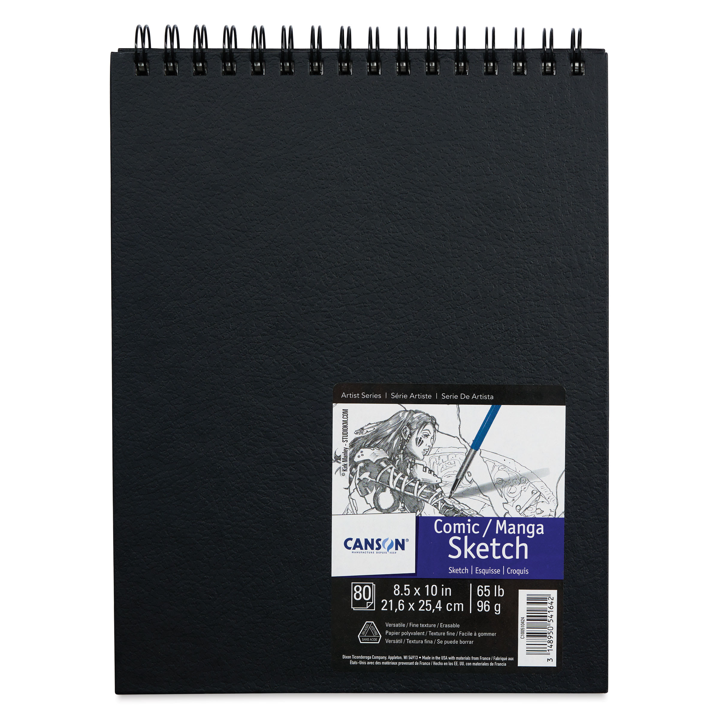Canson Fanboy Comic-Manga Sketch Book - 8 1/2" x 11", 80 Sheets