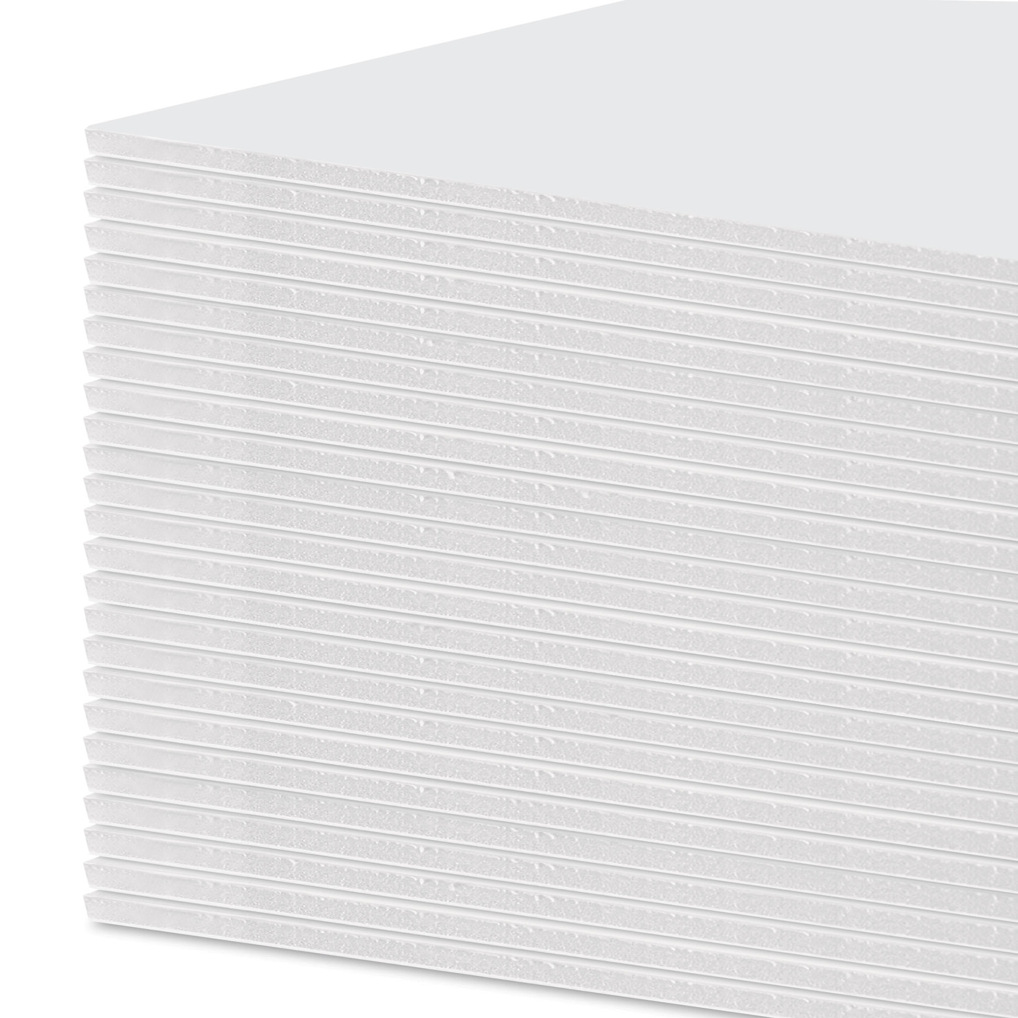 White Foam Board - 40" x 60" x 1/8", Pkg of 25
