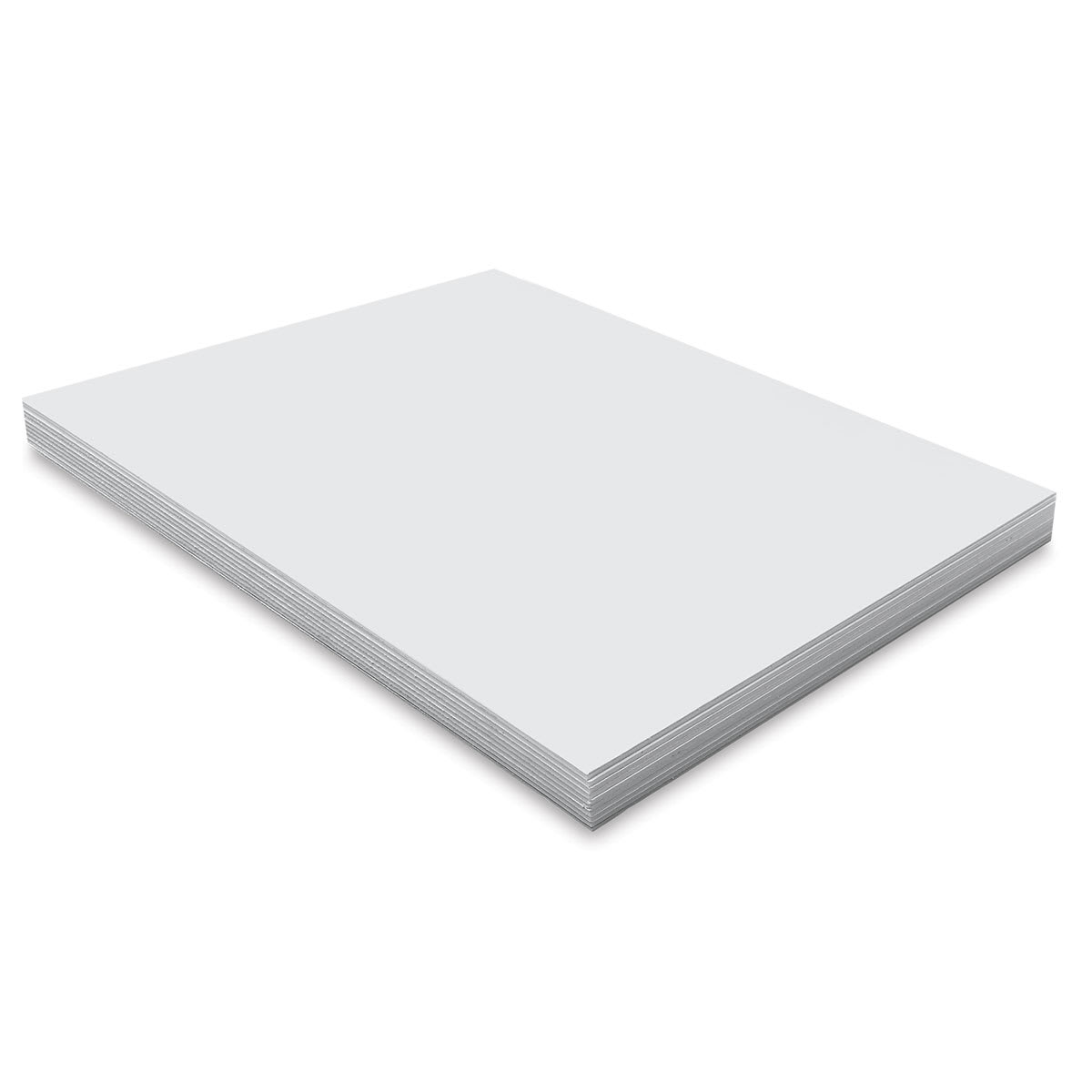 Quick-Stik Self-Adhesive Foam Board Pack - 24" x 36" x 3/16", White, Permanent Adhesive, Pkg of 25