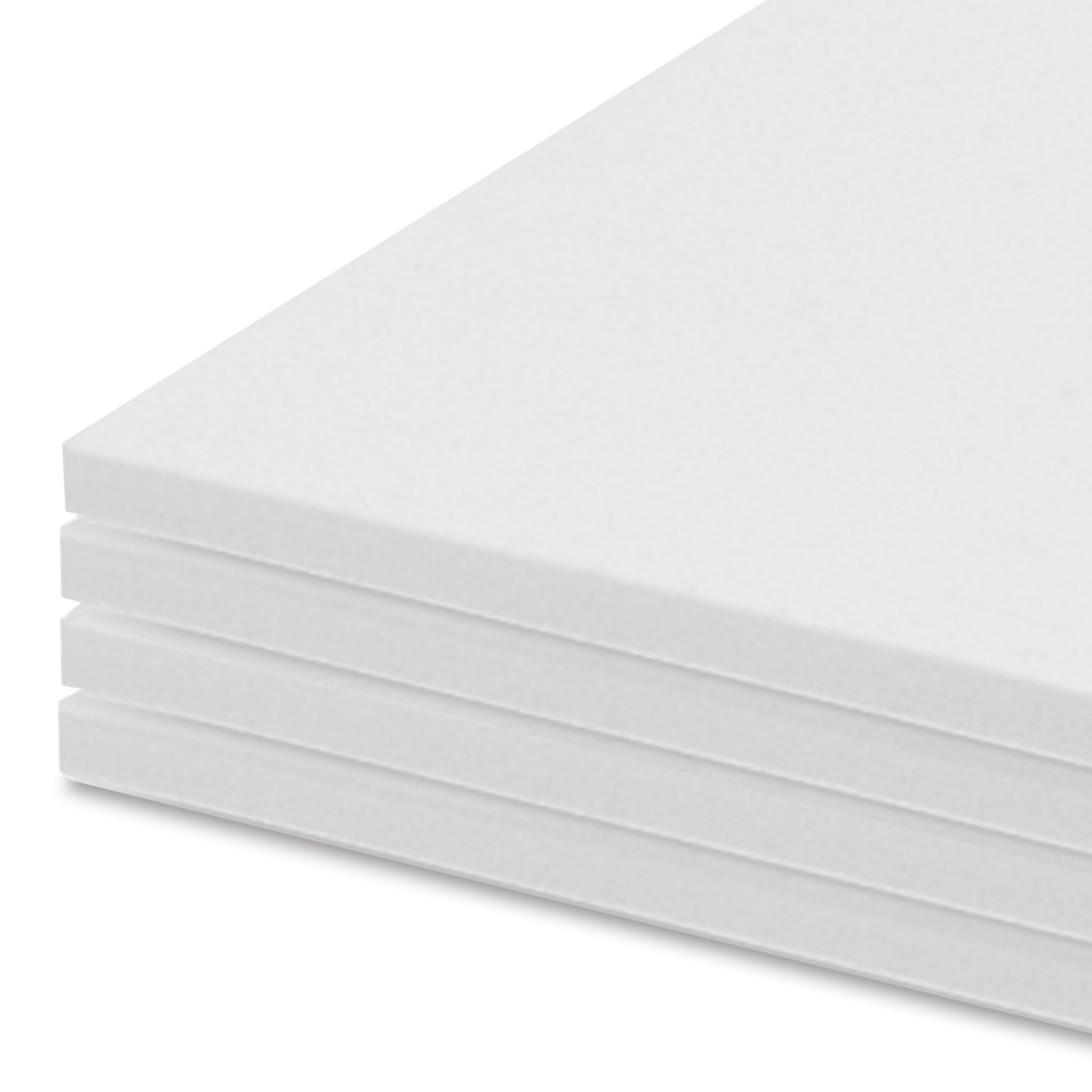White Foam Board - 11" x 14" x 3/16", Pkg of 4 Sheets