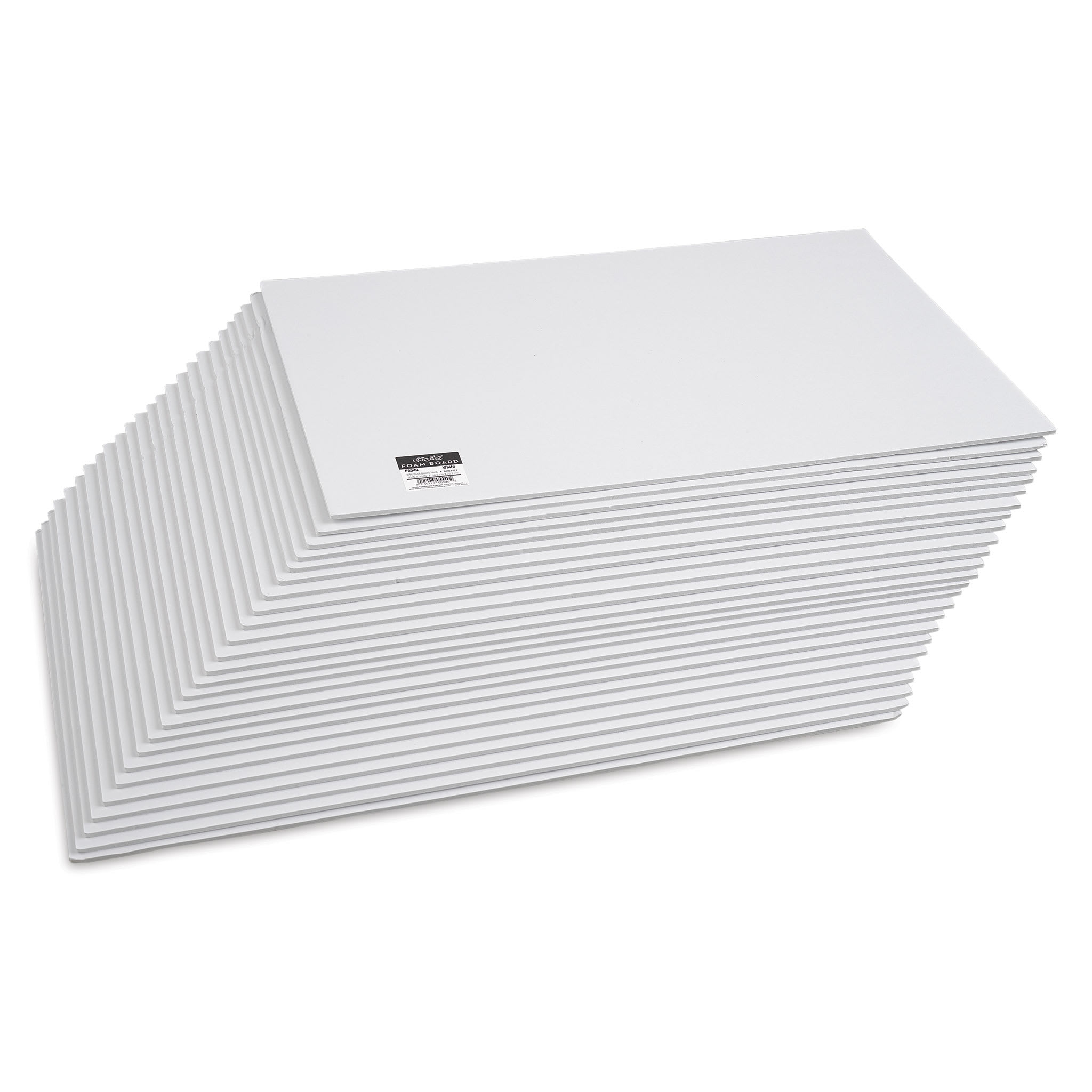 Pacon Ucreate White Foam Boards - 20" x 30", 3/16", Pkg of 25