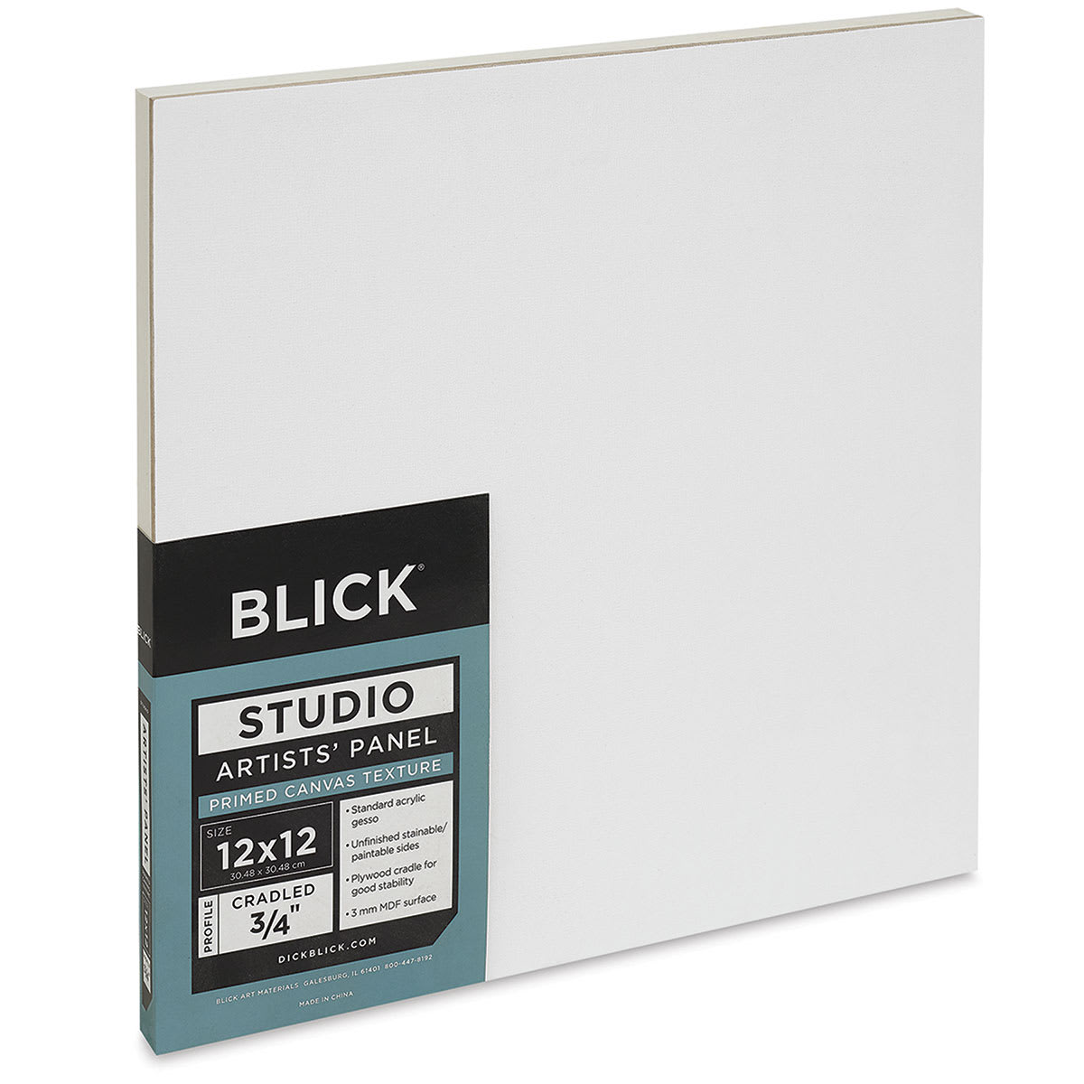 Blick Studio Artists' Board - 12" x 12" x 3/4", Traditional