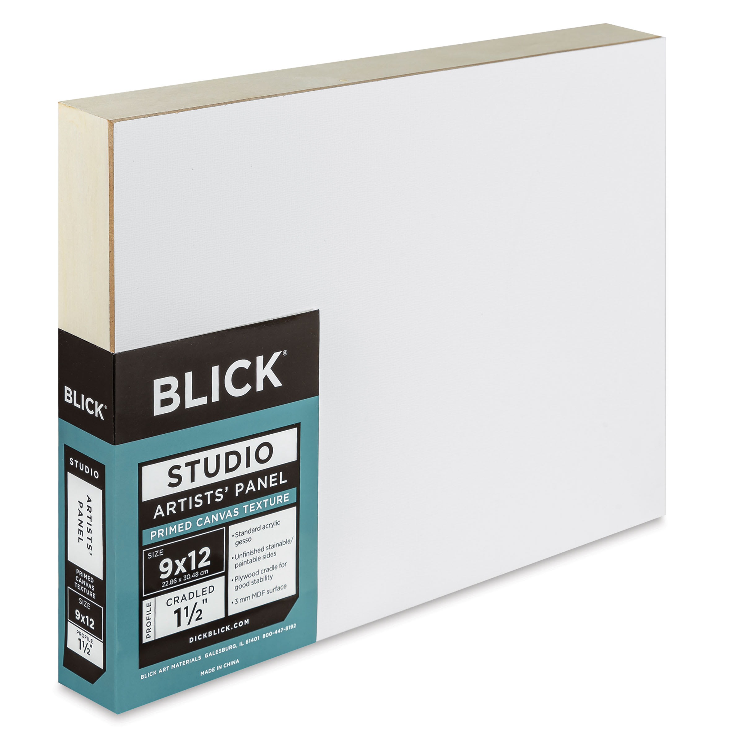 Blick Studio Artists' Board - 9" x 12" x 1-1/2", Gallery