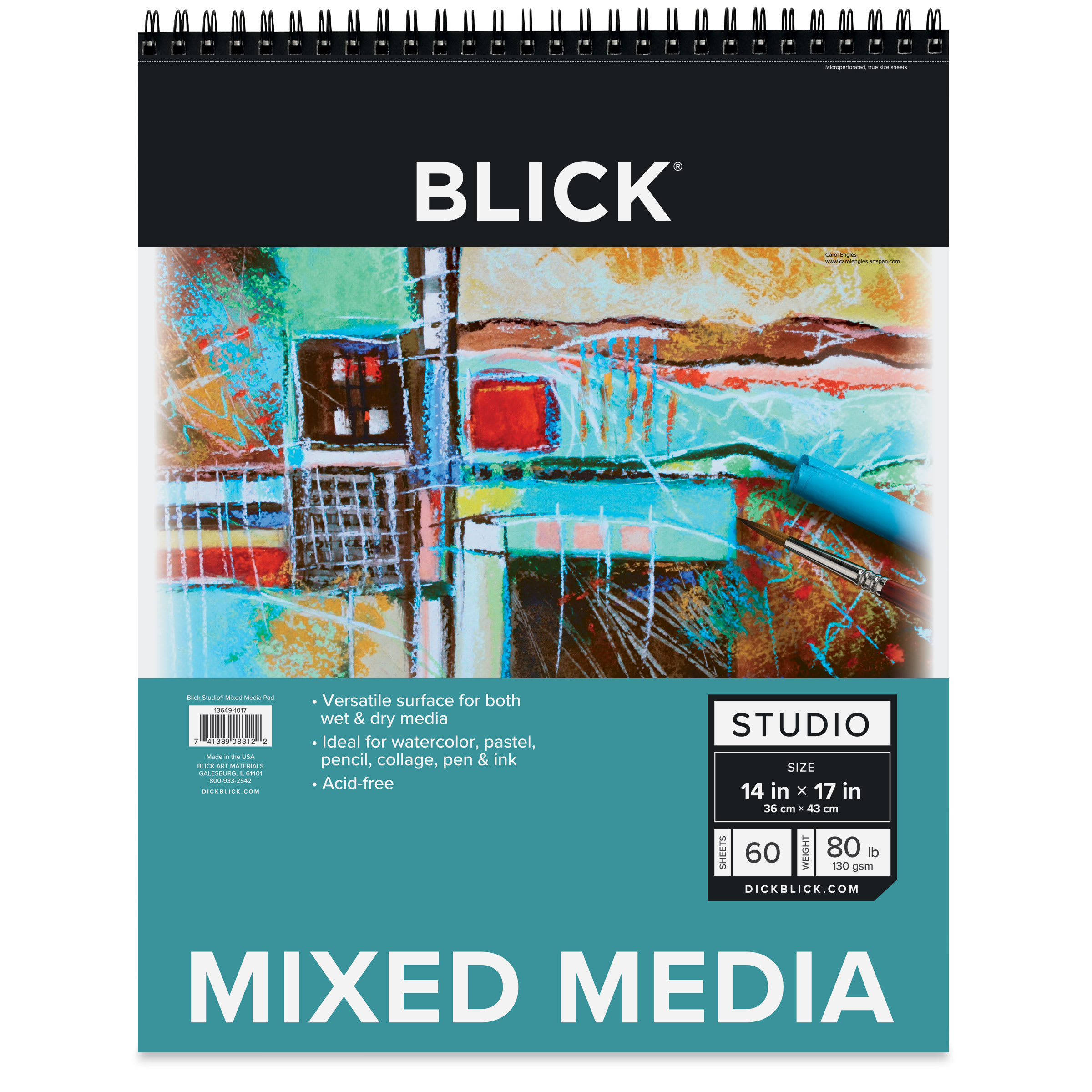 Blick Studio Mixed Media Pad - 14" x 17", 60 Sheets