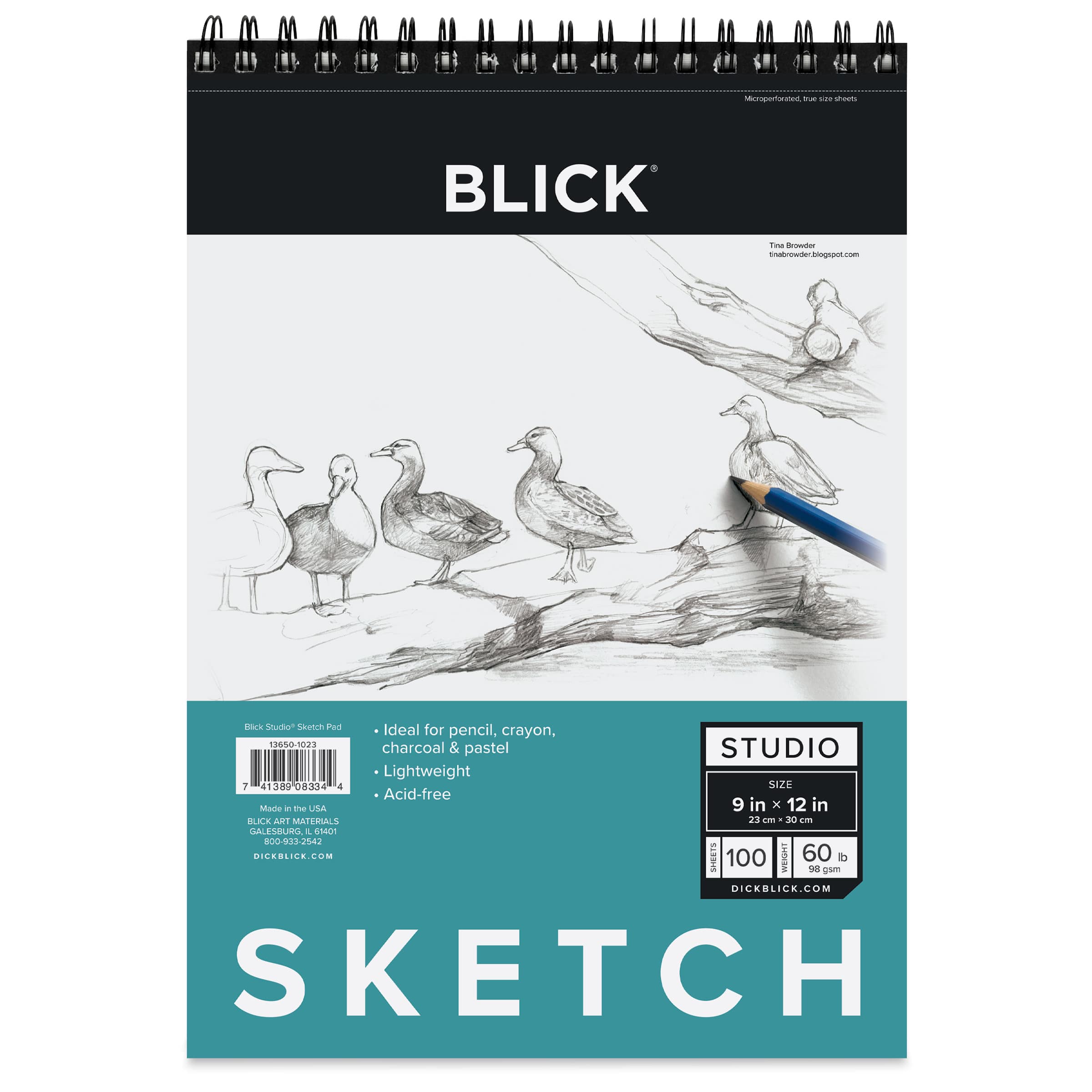 Blick Studio Sketch Pad - 9" x 12", 100 Sheets