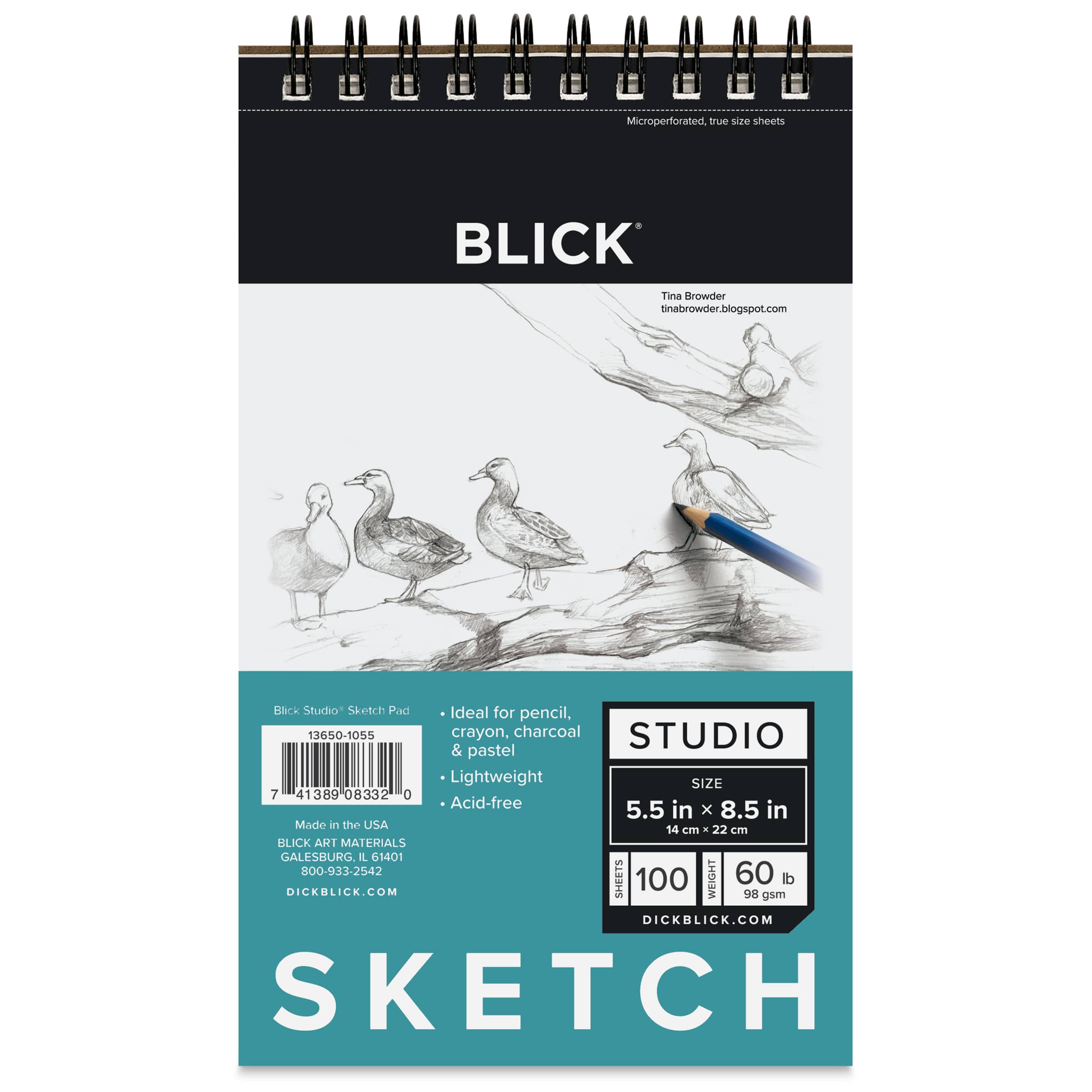 Blick Studio Sketch Pad - 5-1/2" x 8-1/2", 100 Sheets