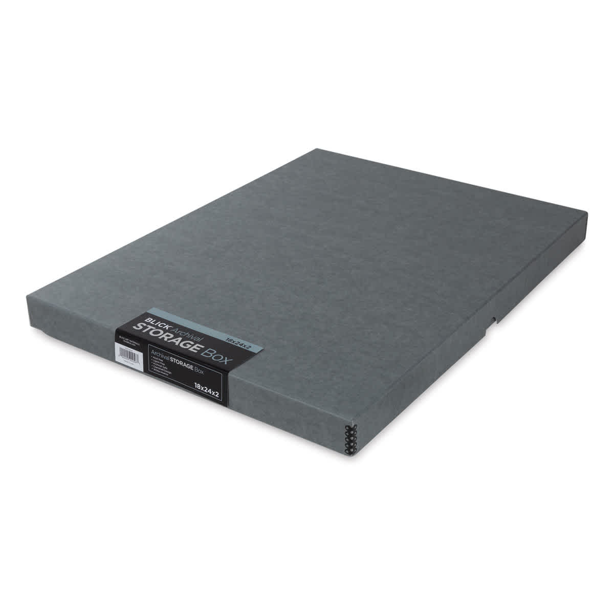 Blick Archival Storage Box - 18" x 24" x 2", Gray