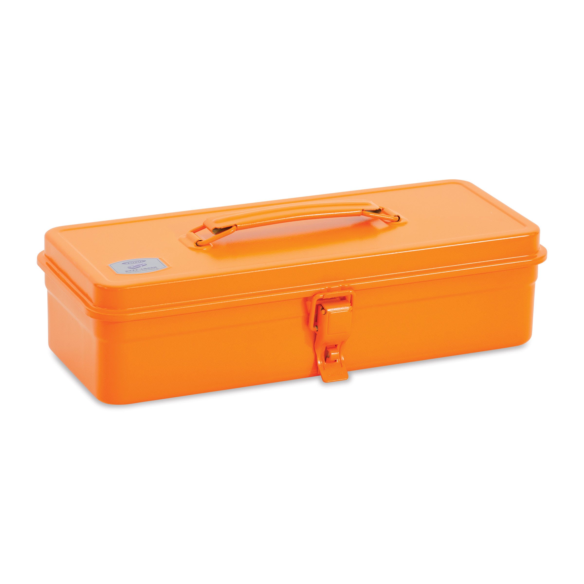 Toyo Trunk Shape T-320 Toolbox - Orange, 12.5" x 4.9" x 3.3"