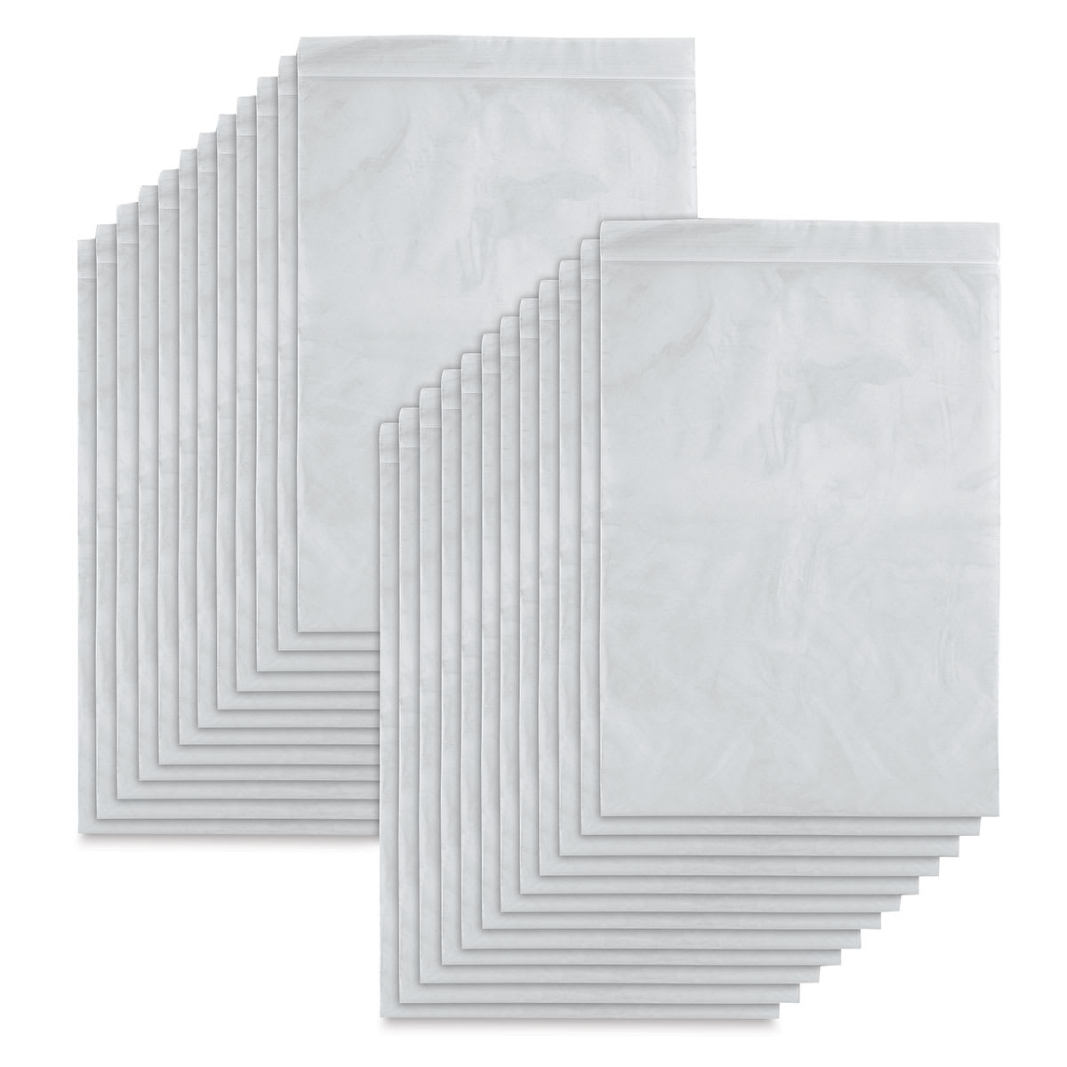 Uline Reclosable Poly Bags, 10" x 14", Pack of 24