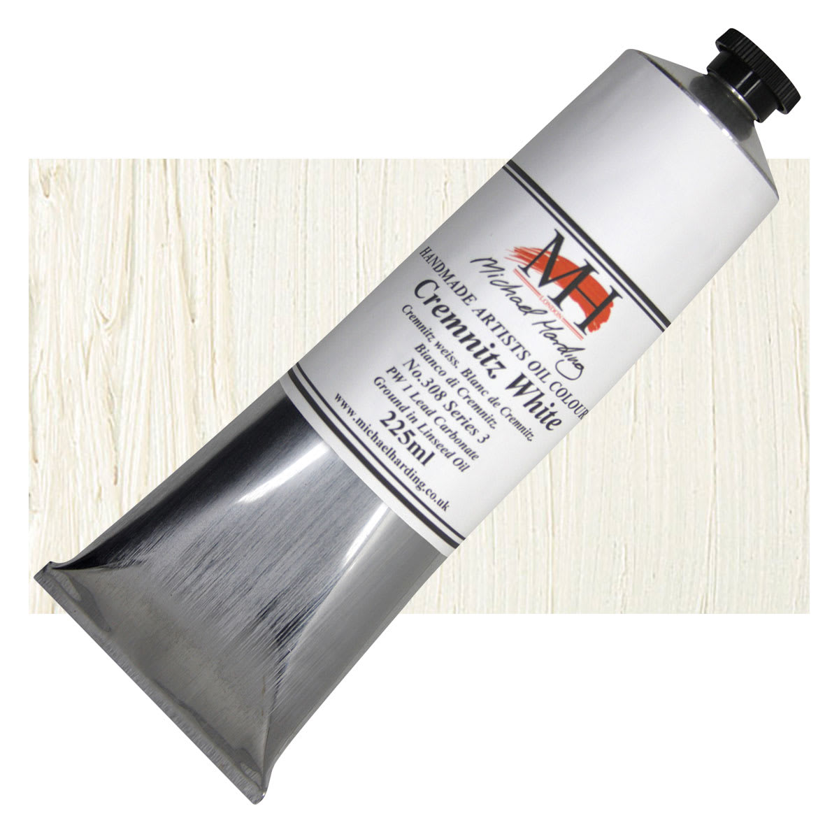 Michael Harding Artists Oil Color - Cremintz White (Linseed), 225 ml tube