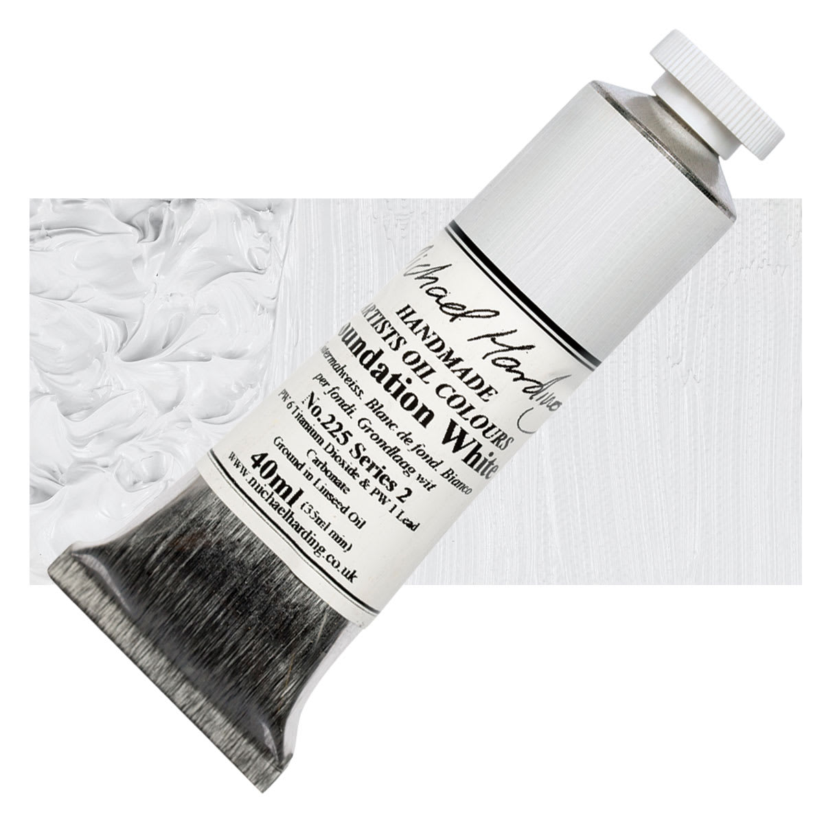 Michael Harding Artists Oil Color - Foundation White, 40 ml