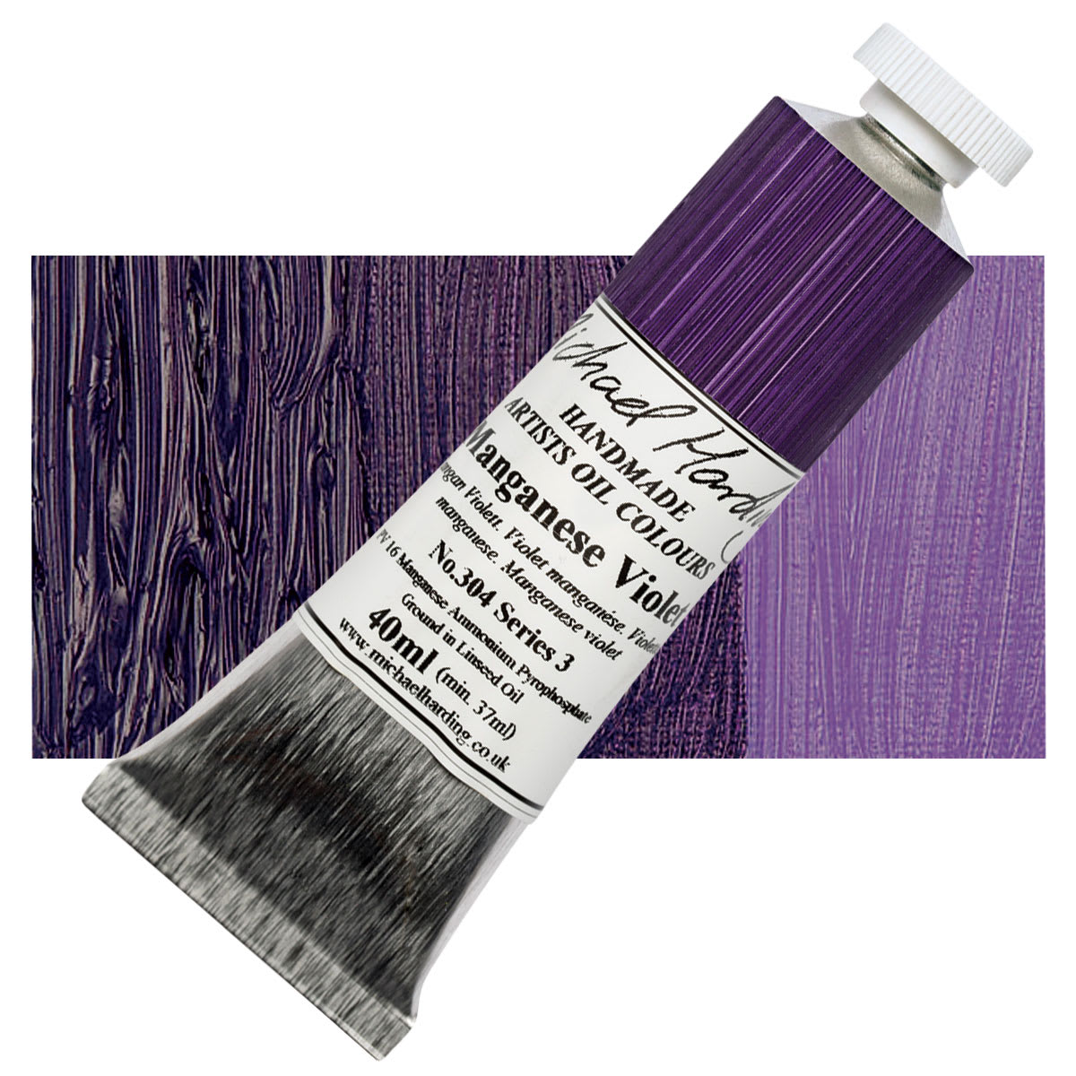Michael Harding Artists Oil Color - Manganese Violet, 40 ml tube