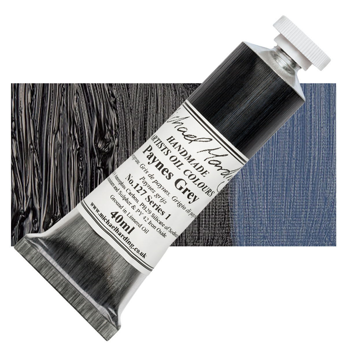 Michael Harding Artists Oil Color - Paynes Grey, 40 ml tube