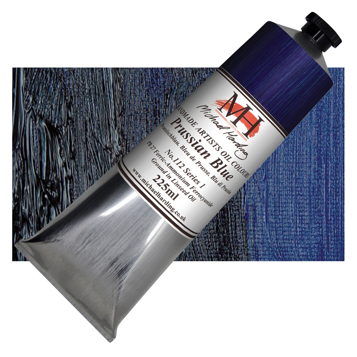 Michael Harding Artists Oil Color - Prussian Blue, 225 ml tube